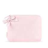 Pink pouch with a bow on a white background
#color_ballet pink bow