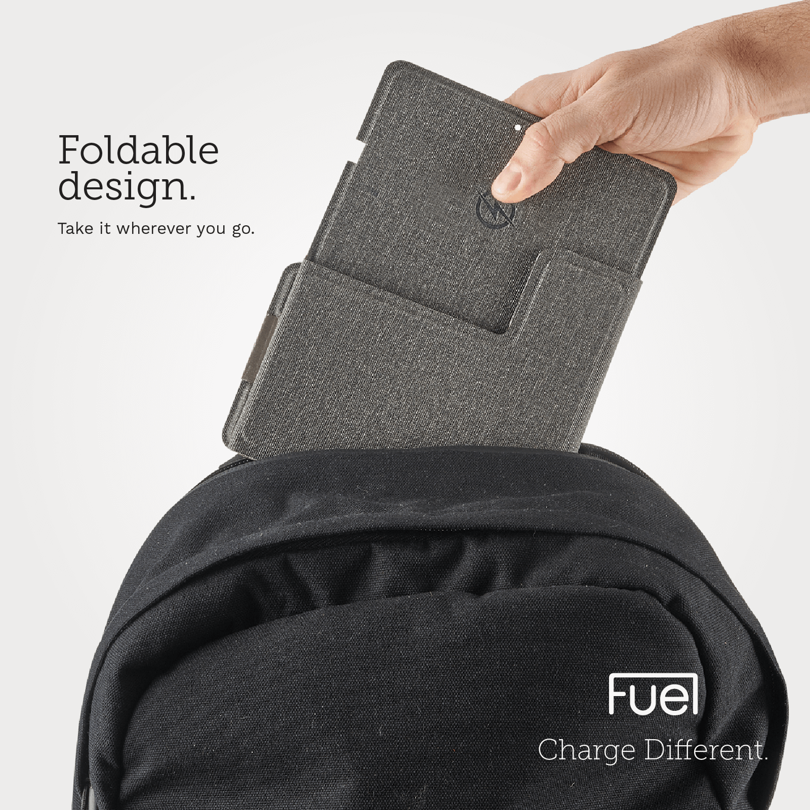 FOLDABLE DESIGN. TAKE IT WHEREVER YOU GO.