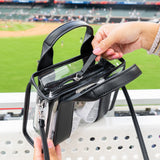 Person holding a clear sports bag with a stadium in the background
#color_midnight_black