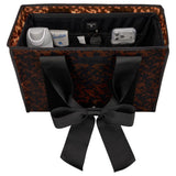 Front view of the tote bag organizer inside a tote bag
#color_midnight black