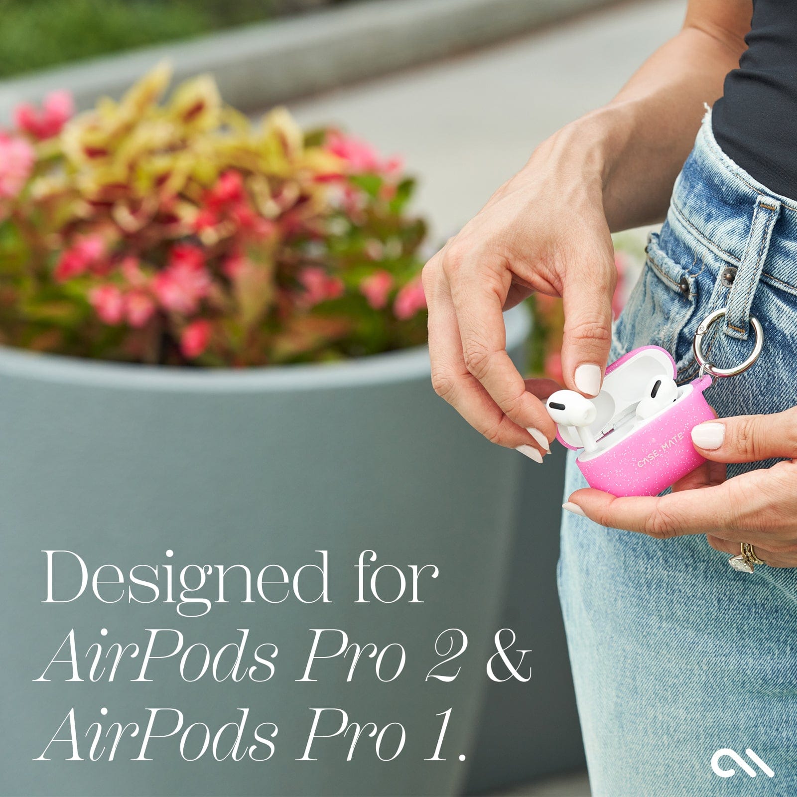 Gelli Pink Sparkle - AirPods Pro 1 & 2