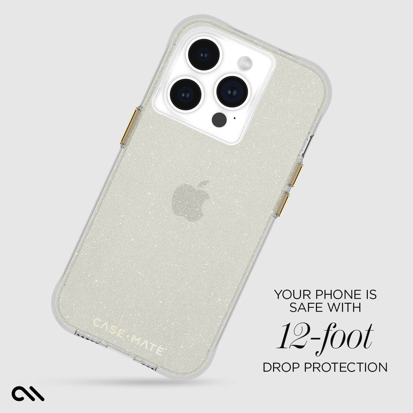 YOUR PHONE IS SAFE WITH 12-FOOT DROP PROTECTION