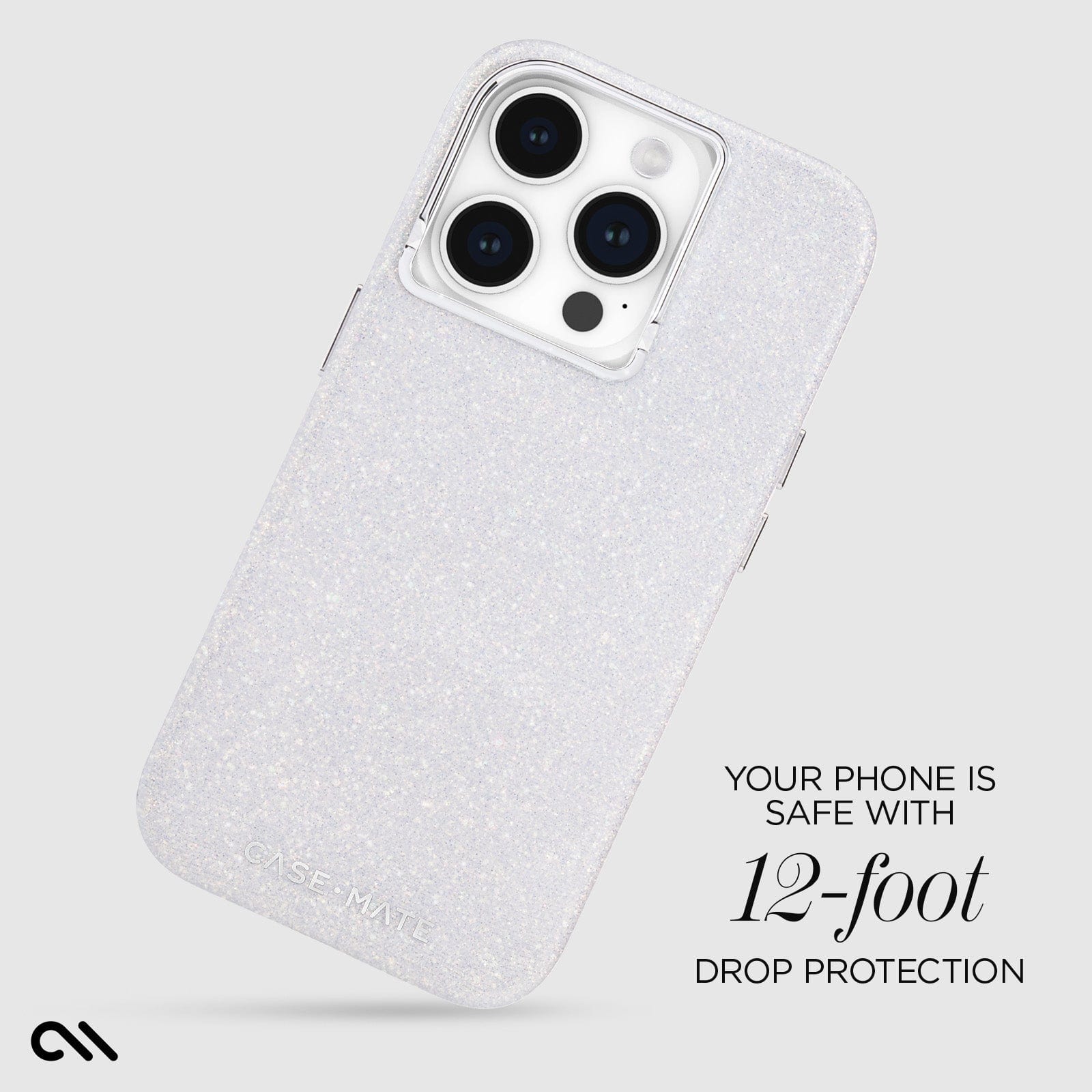 YOUR PHONE IS SAFE WITH 12-FOOT DROP PROTECTION