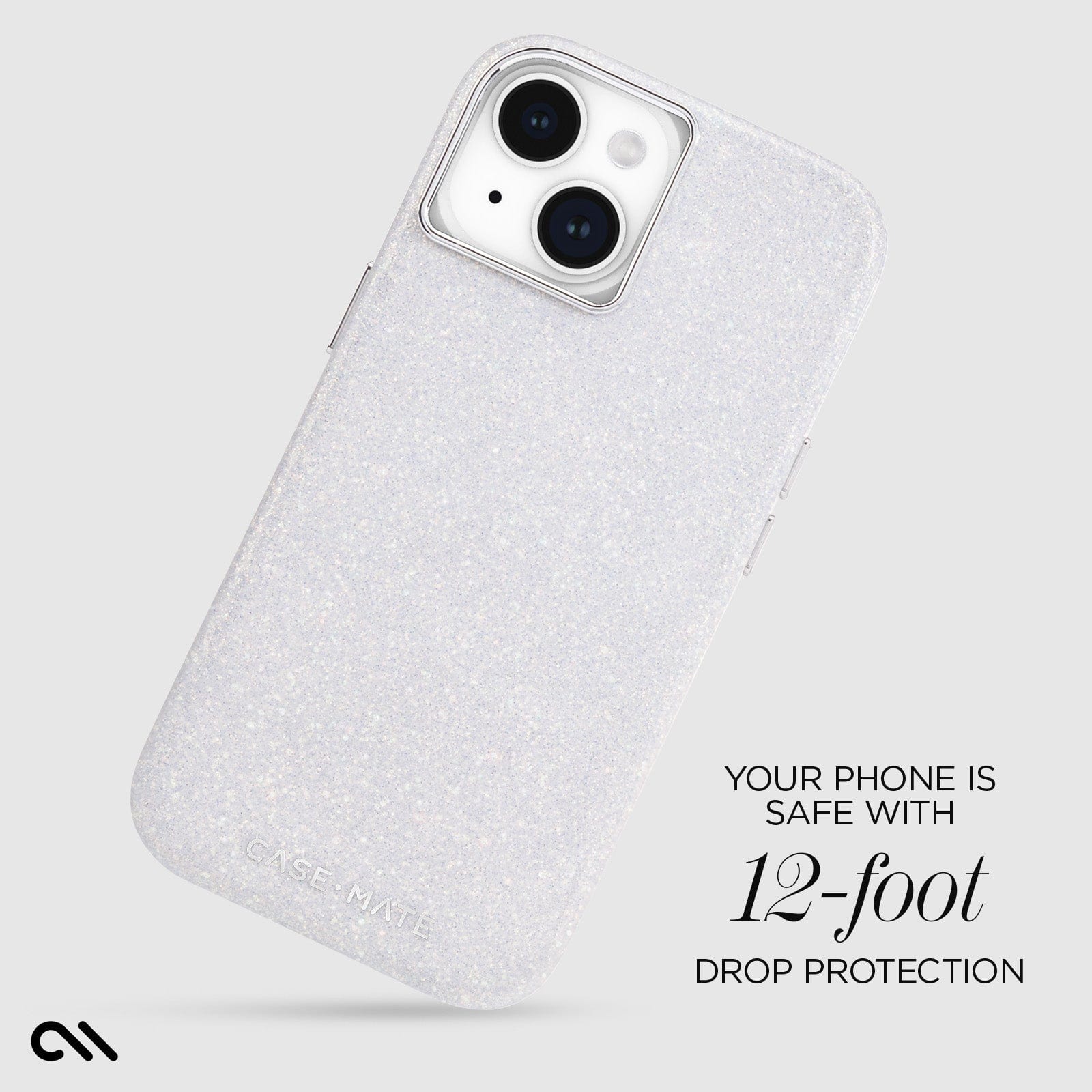 YOUR PHONE IS SAFE WITH 12-FOOT DROP PROTECTION