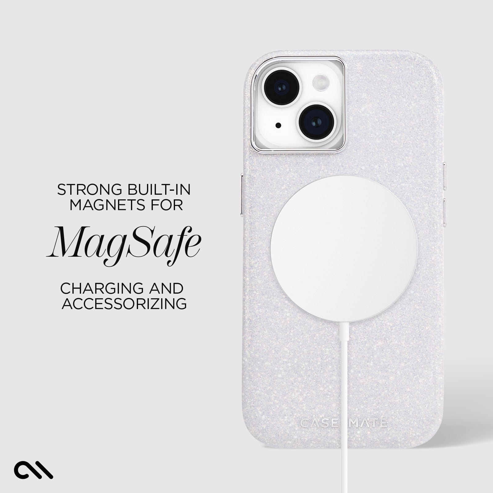 STRONG BUILT IN MAGNETS FOR MAGSAFE CHARGING AND ACCESSORIZING