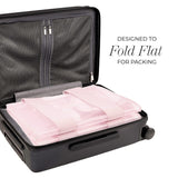 DESIGNED TO FOLD FLAT FOR PACKING. #color_ballet pink bow