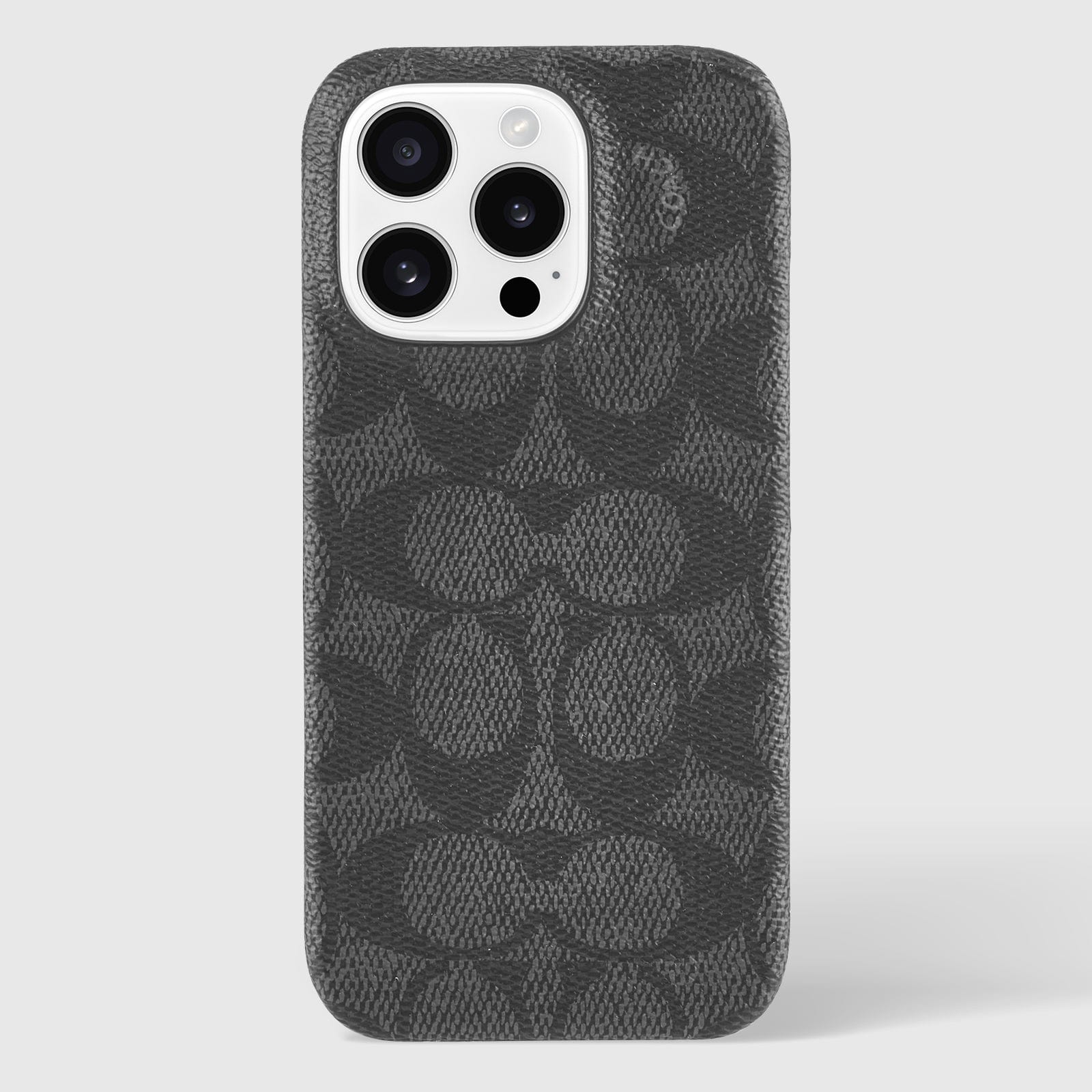 Coach Slim Wrap Signature Canvas Charcoal - iPhone 16 Pro