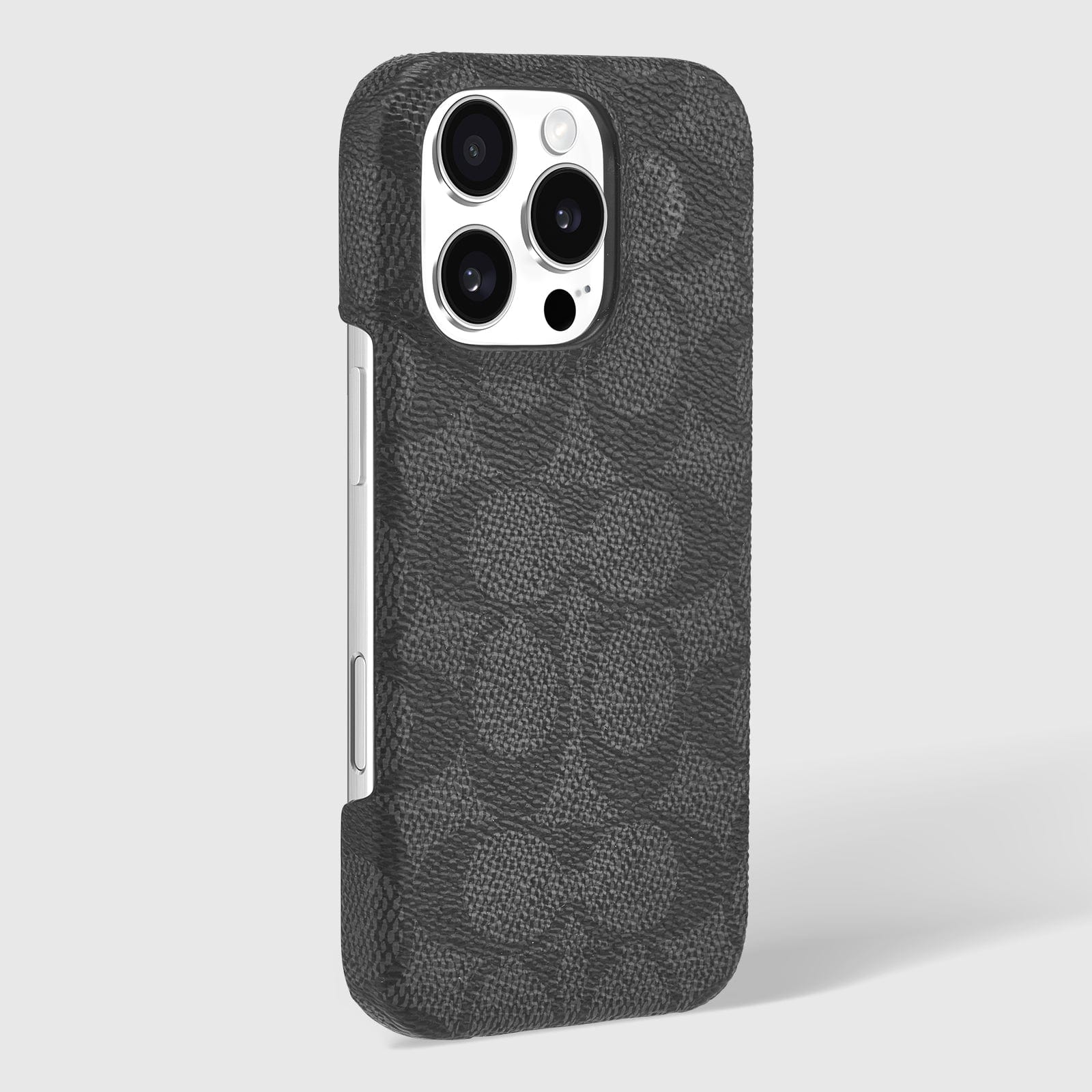 Coach Slim Wrap Signature Canvas Charcoal - iPhone 16 Pro
