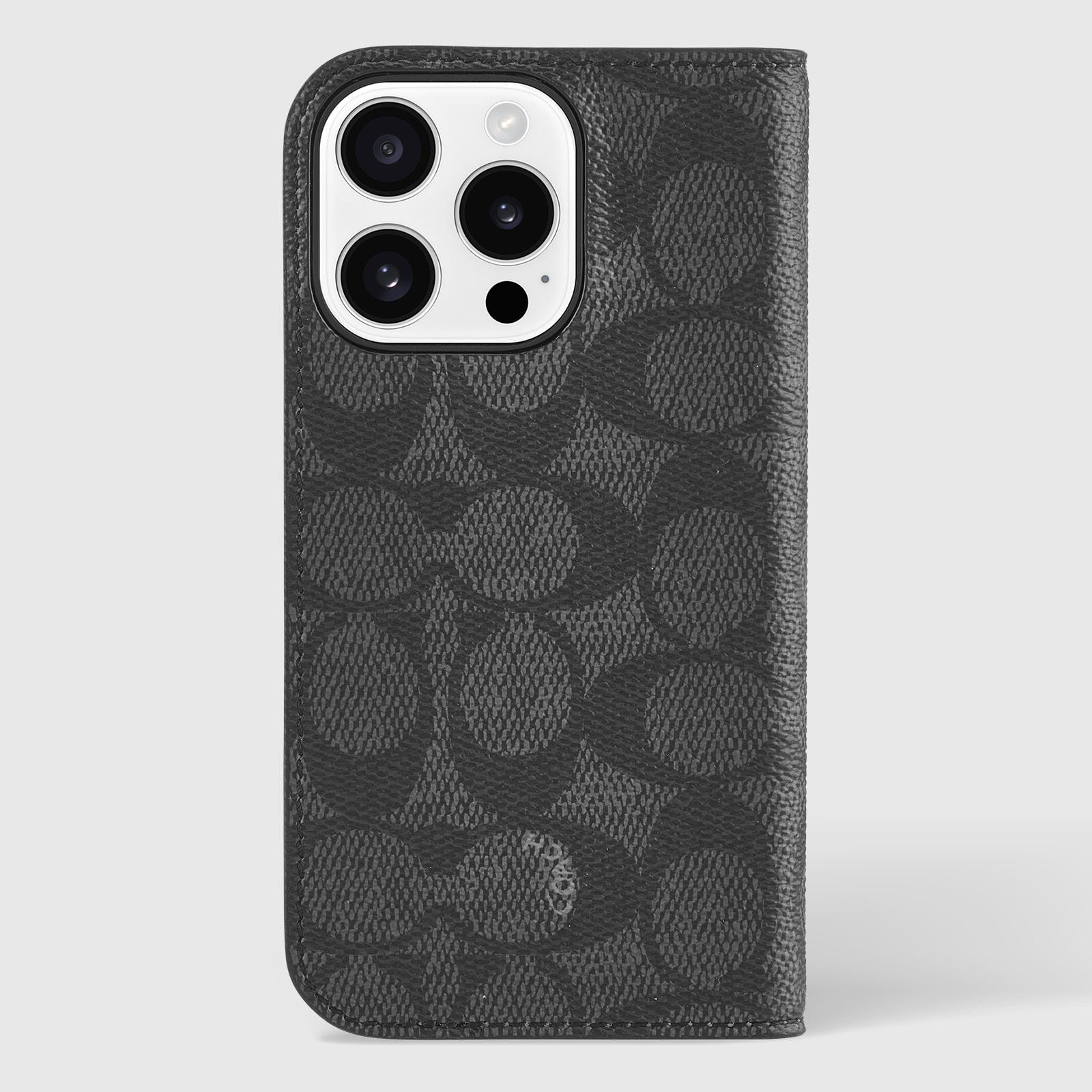 Coach Folio Signature Charcoal - iPhone 16 Pro