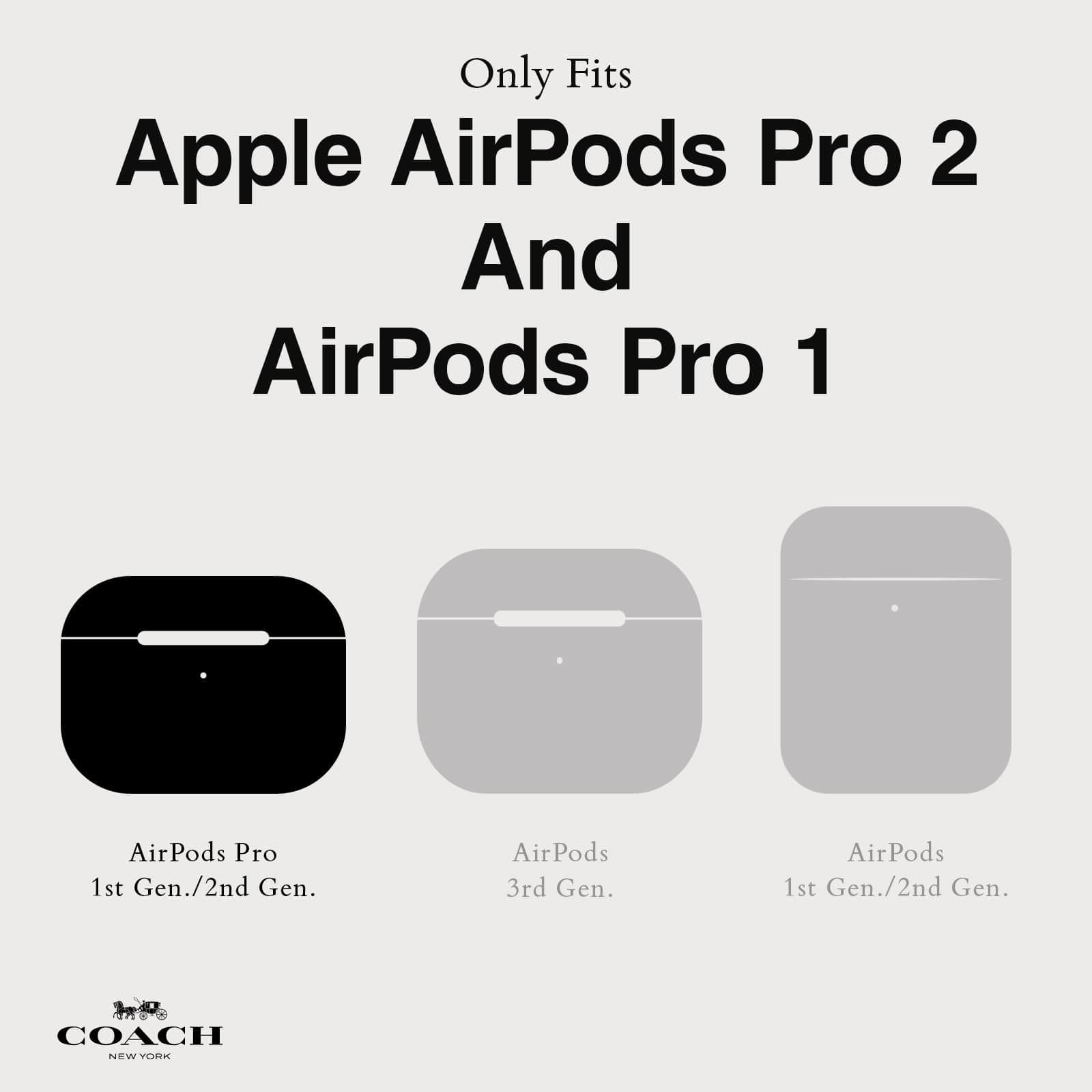 ONLY FITS APPLE AIRPODS PRO 2 AND AIRPODS PRO 1