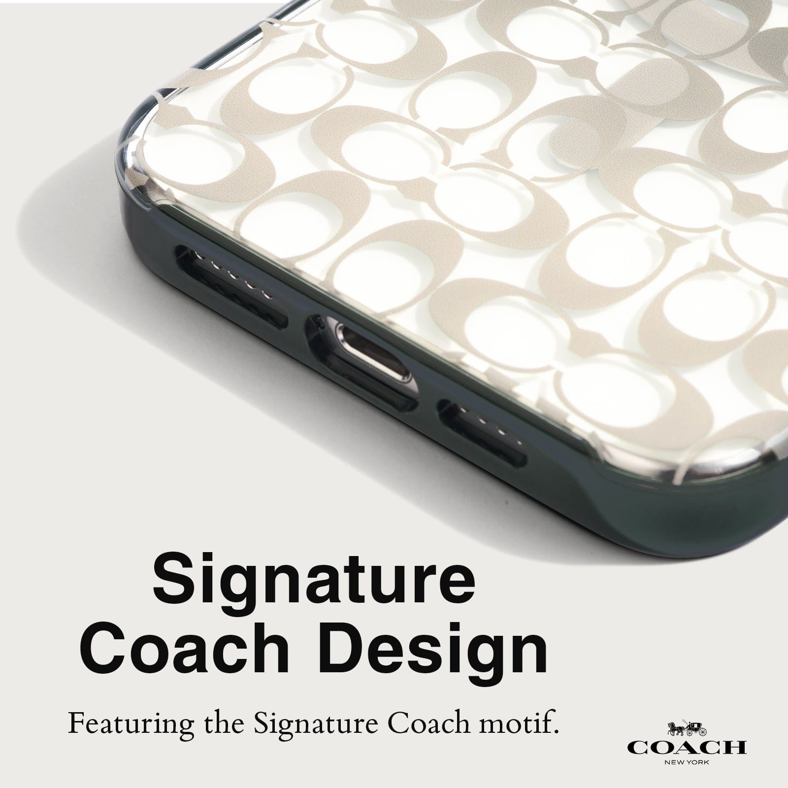 SIGNATURE COACH DESIGN. FEATURING THE SIGNATURE COACH MOTIF.