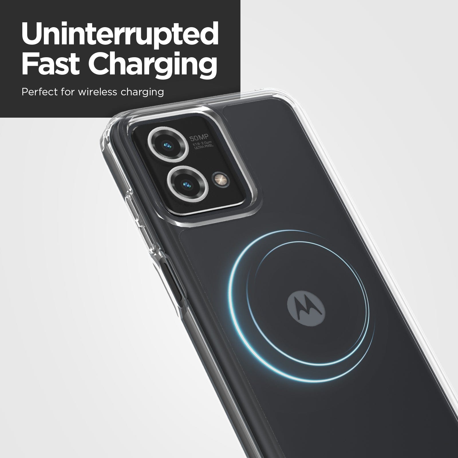 Uninterrupted Fast Charging. Perfect for wireless charging. 