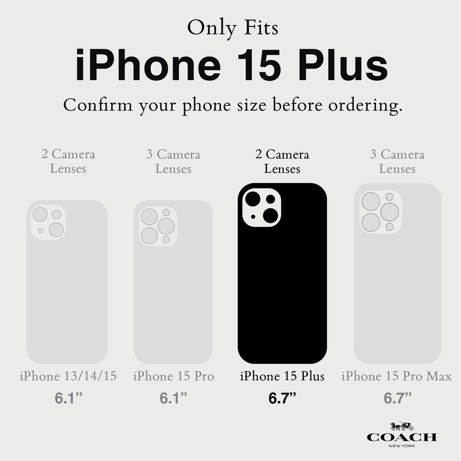 ONLY FITS IPHONE 15 PLUS. CONFIRM YOUR PHONE SIZE BEFORE ORDERING
