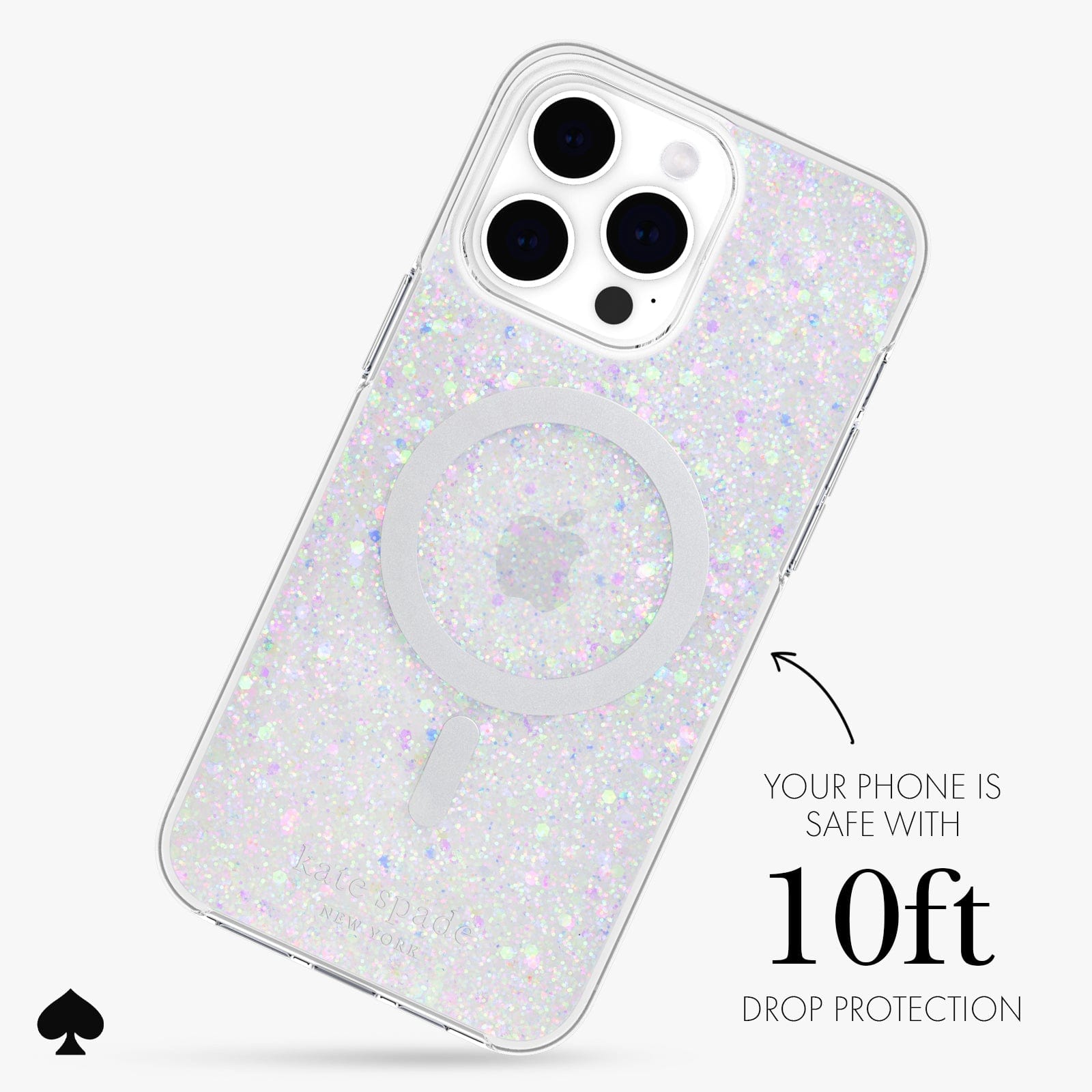 YOUR PHONE IS SAFE WITH 10FT DROP PROTECTION