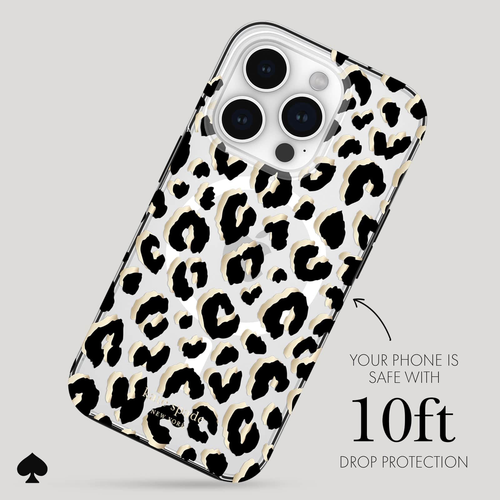 YOUR PHONE IS SAFE WITH 10FT DROP PROTECTION