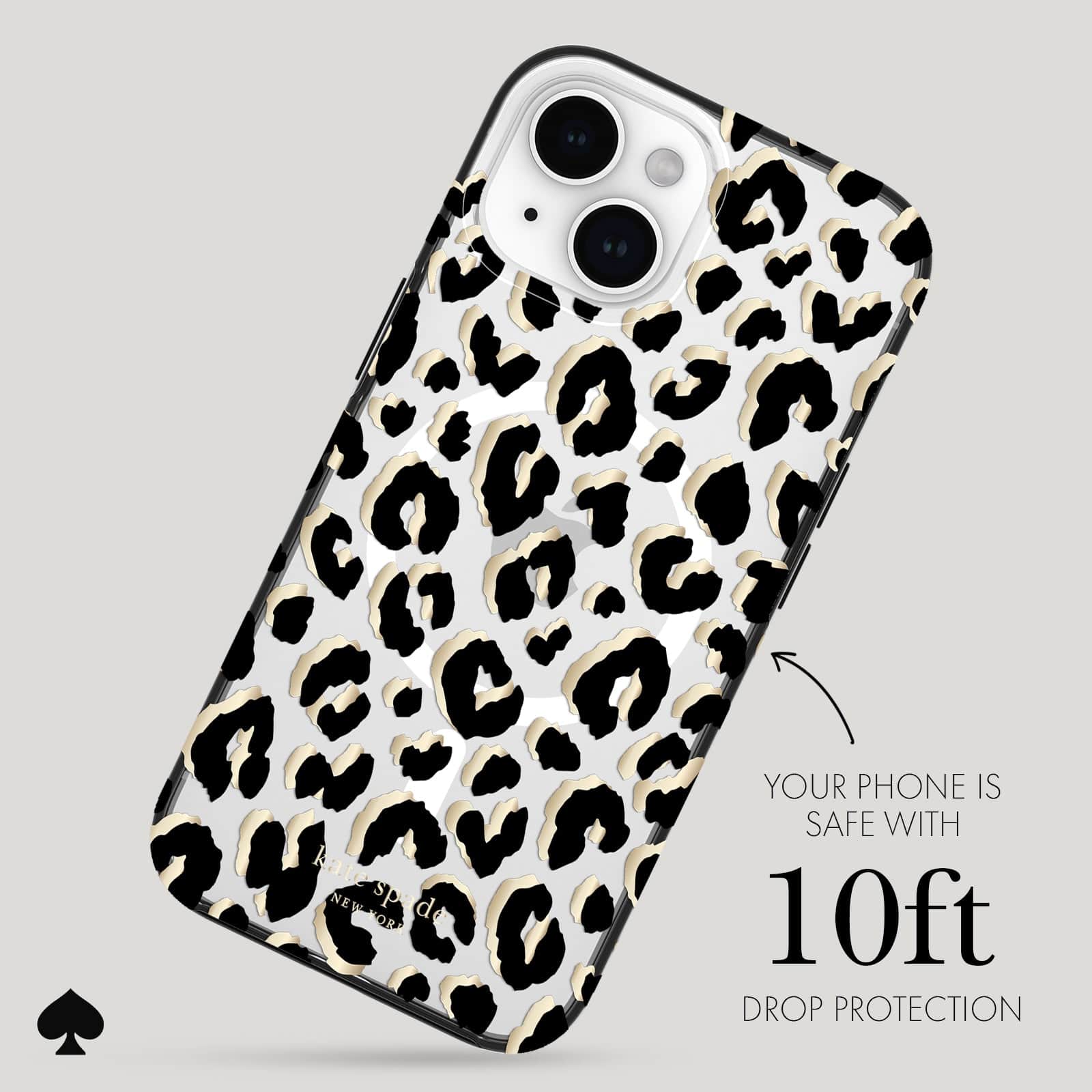 YOUR PHONE IS SAFE WITH 10FT DROP PROTECTION