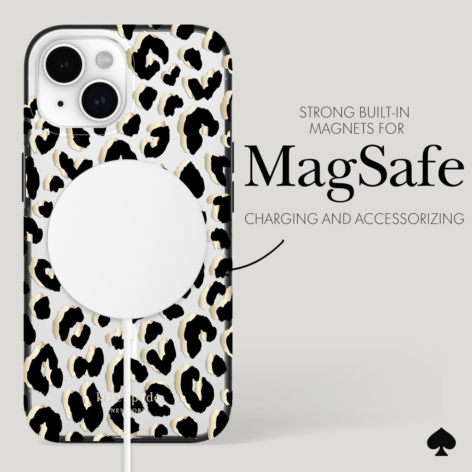 STRONG BUILT-IN MAGNETS FOR MAGSAFE CHARGING ADN ACCESSORIZING