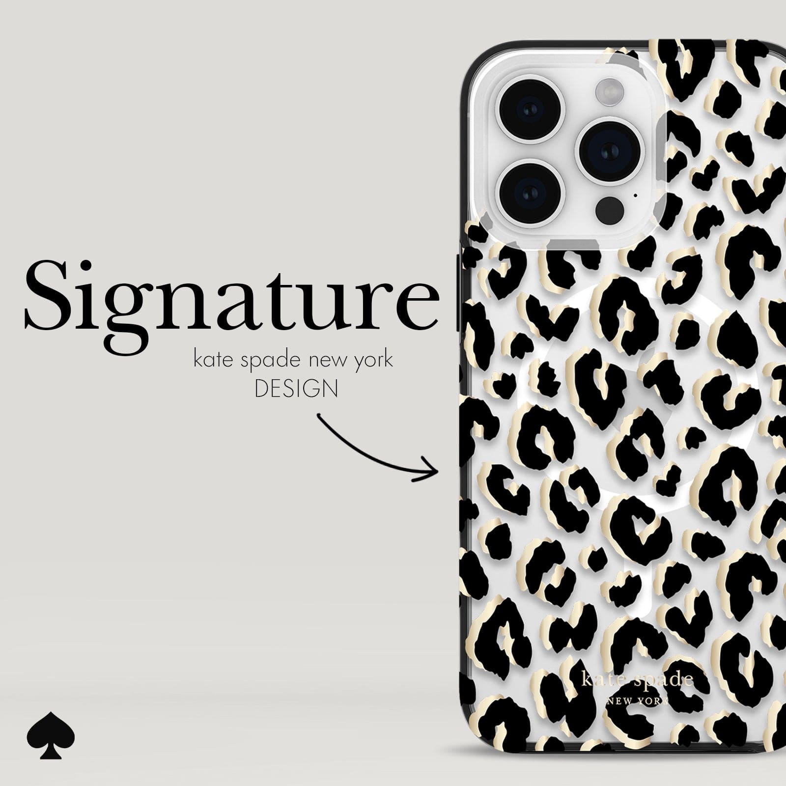 SIGNATURE KATE SPADE NEW YORK DESIGN.