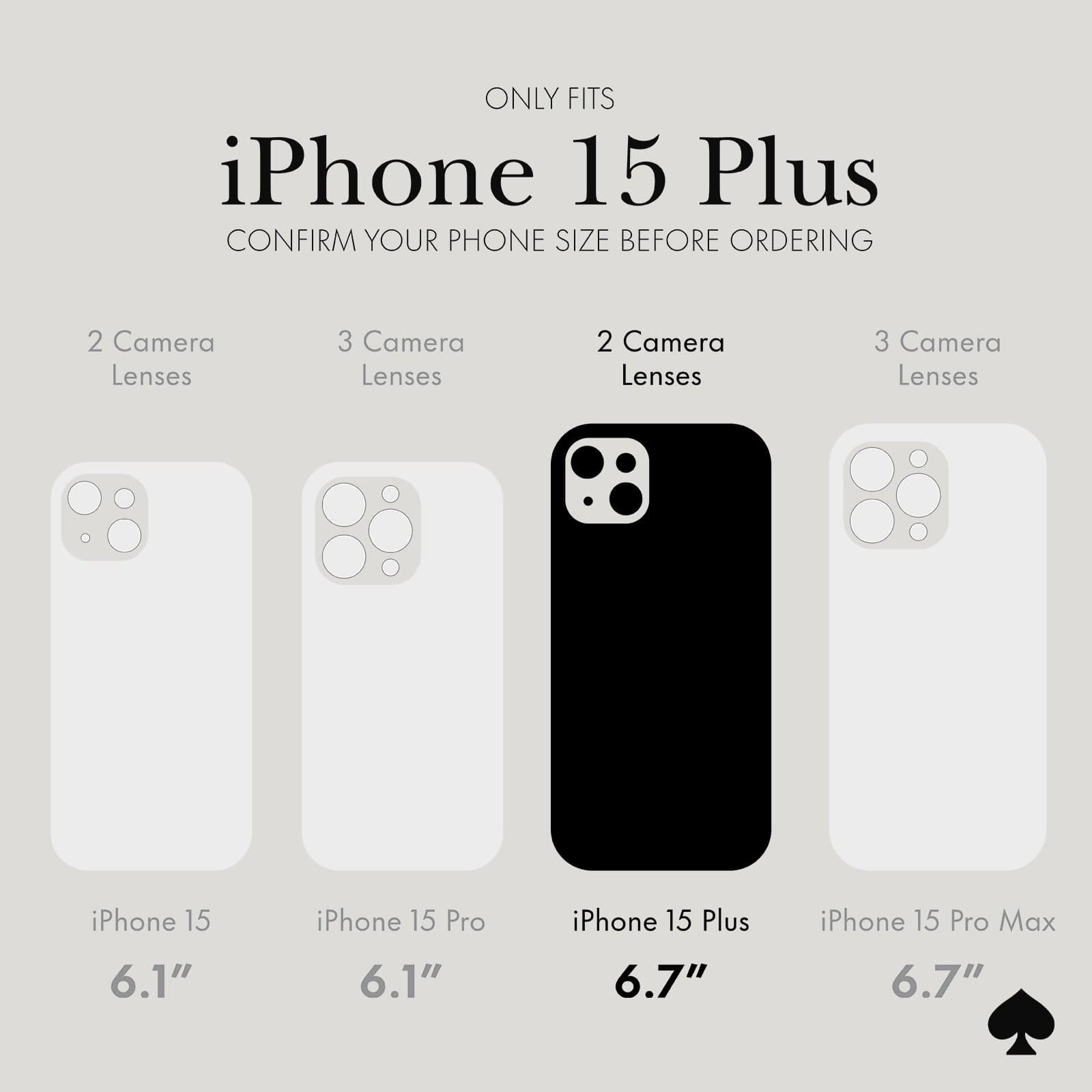 ONLY FITS IPHONE 15 PLUS. CONFIRM YOUR PHONE SIZE BEFORE ORDERING
