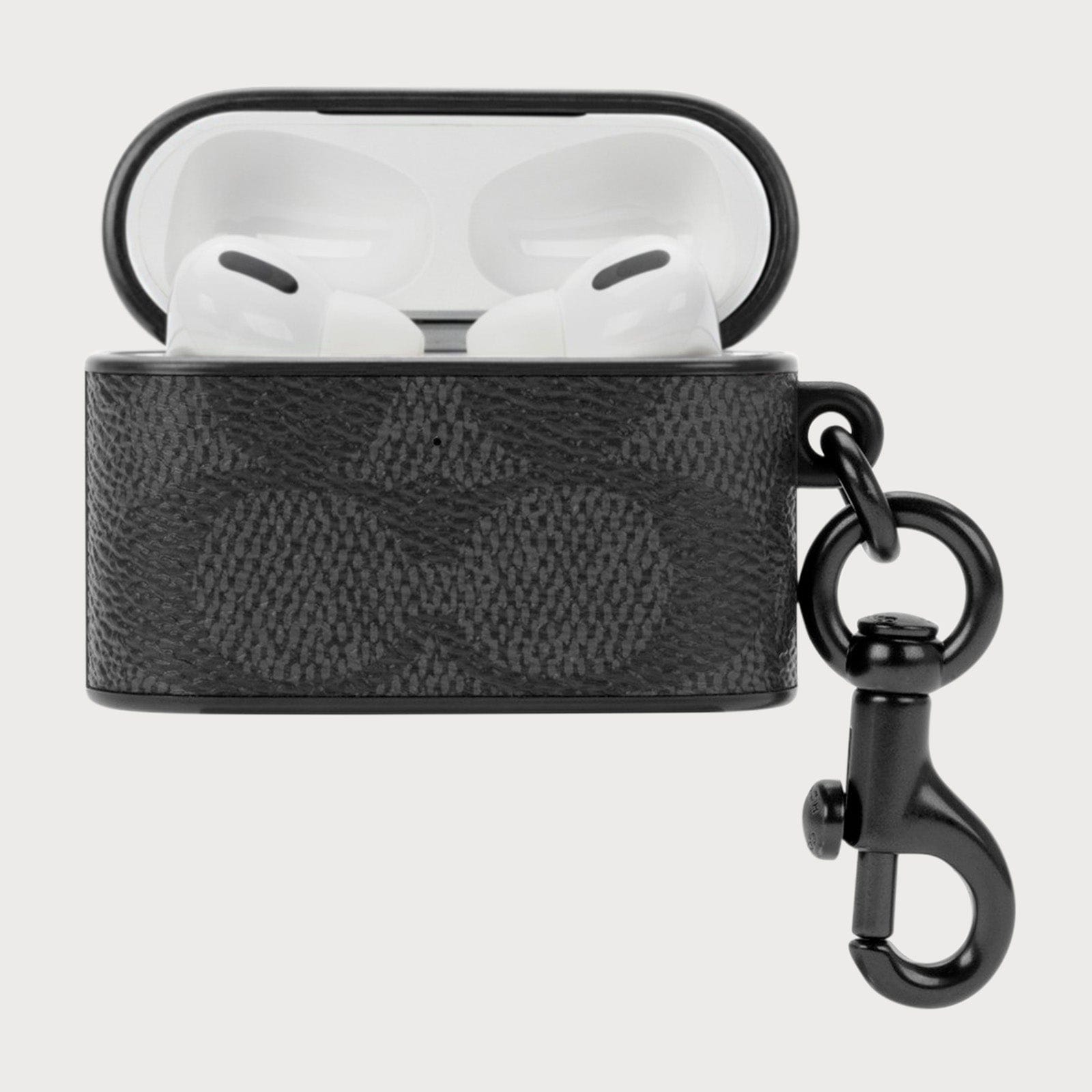 Coach Signature Charcoal AirPods Case - AirPods 1 & 2