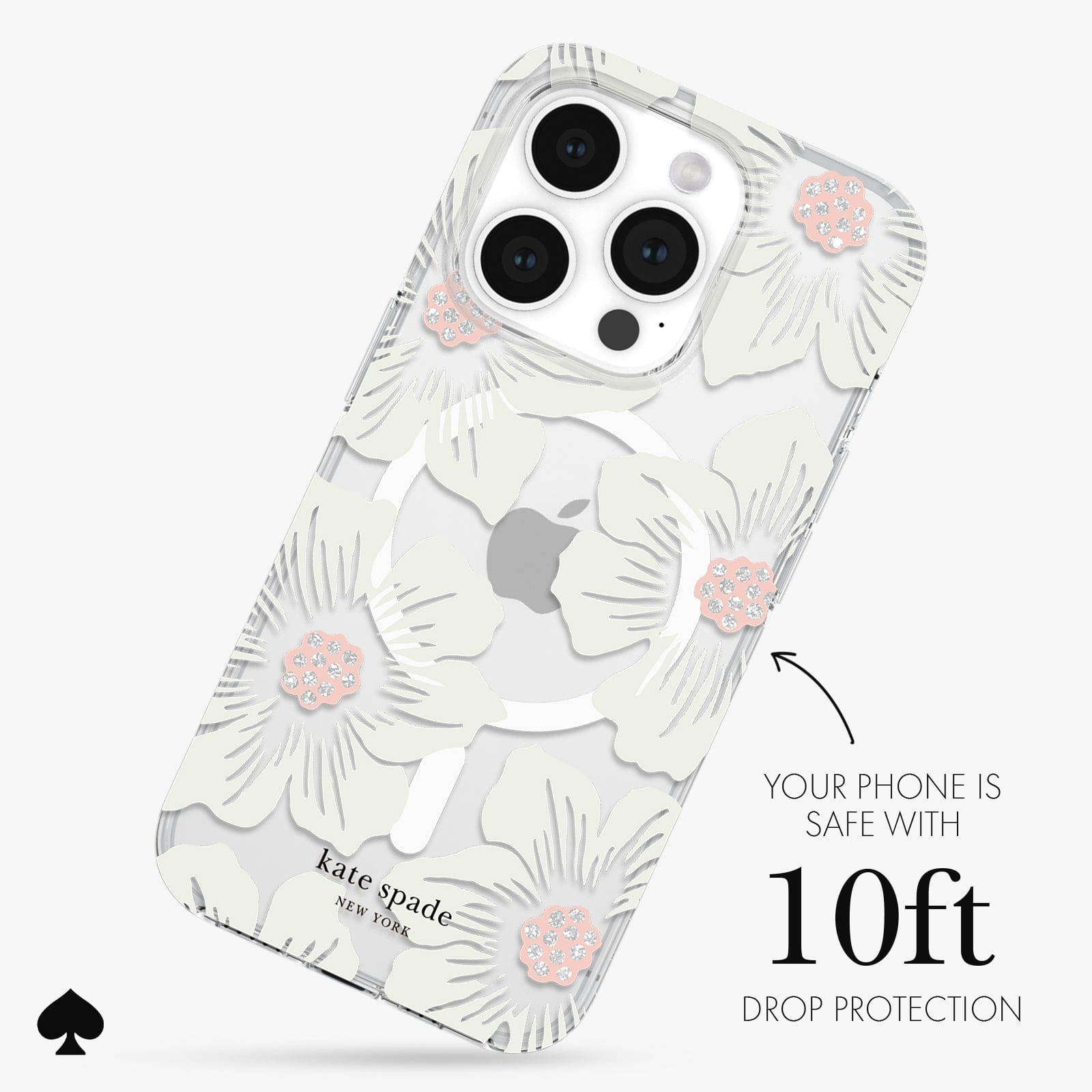 YOUR PHONE IS SAFE WITH 10FT DROP PROTECTION