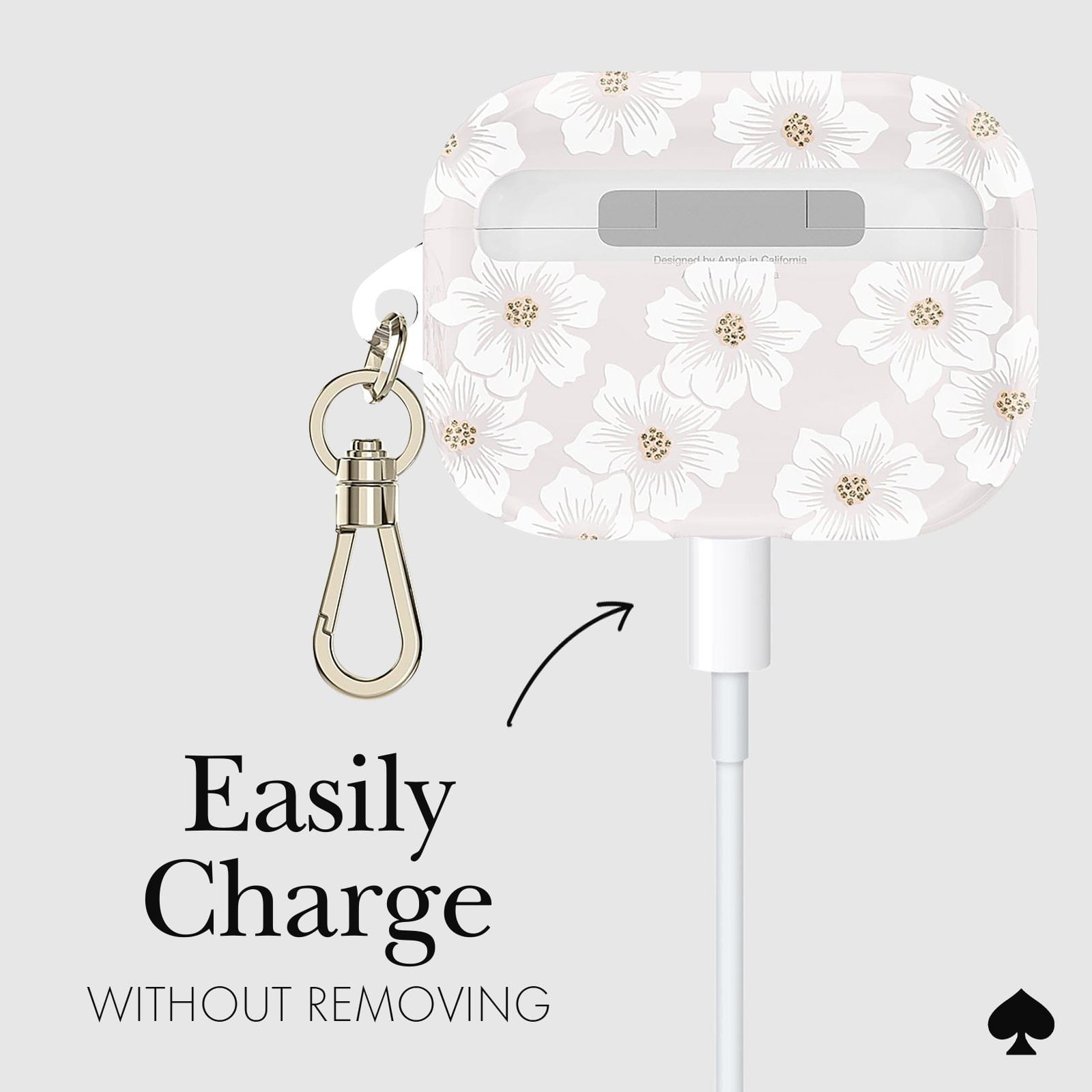 EASILY CHARGE WITHOUT REMOVING