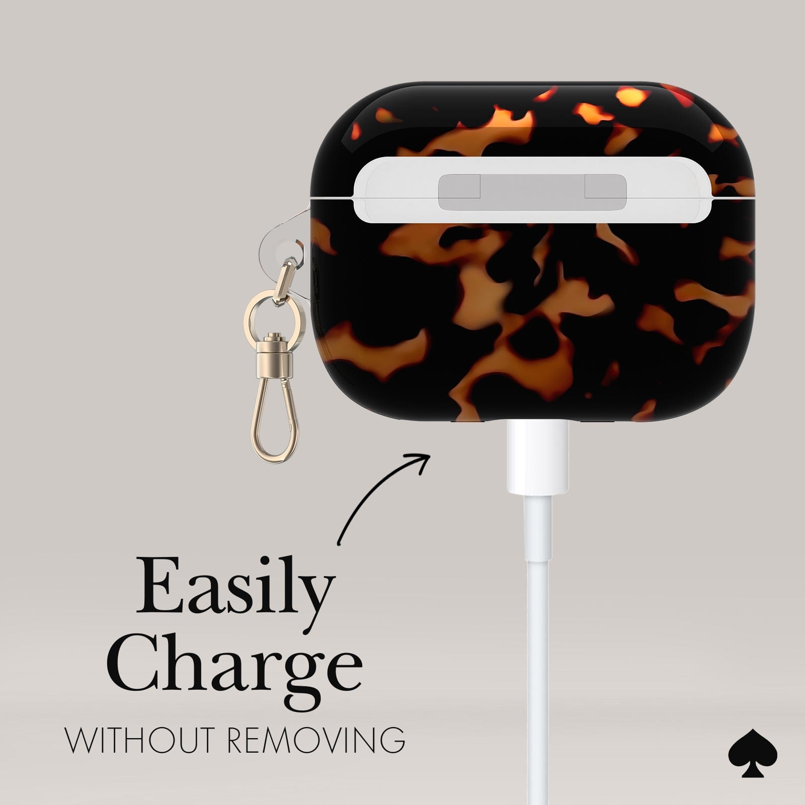 EASILY CHARGE WITHOUT REMOVING