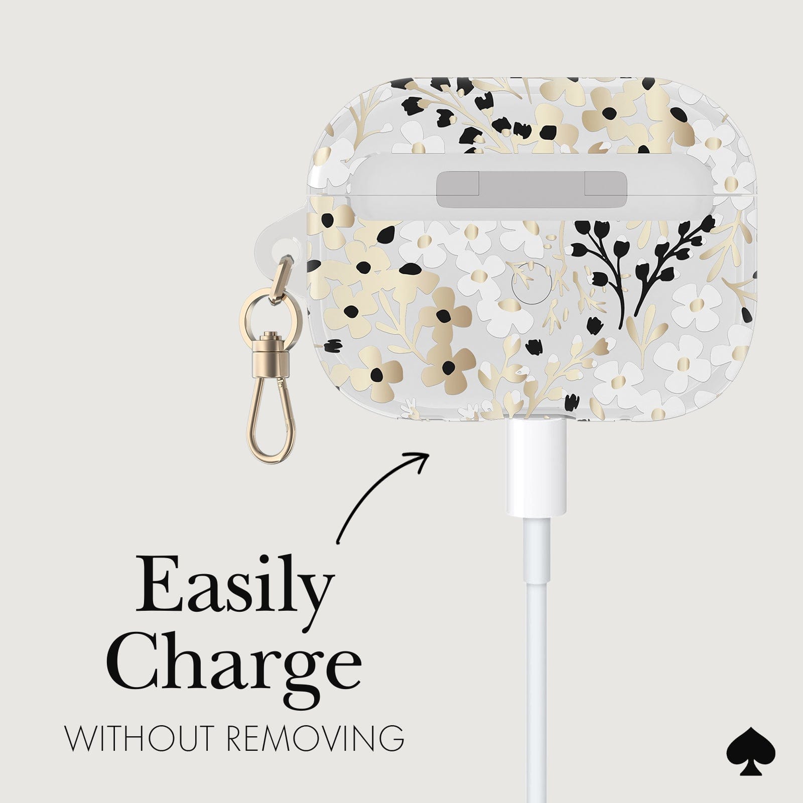 EASILY CHARGE WITHOUT REMOVING