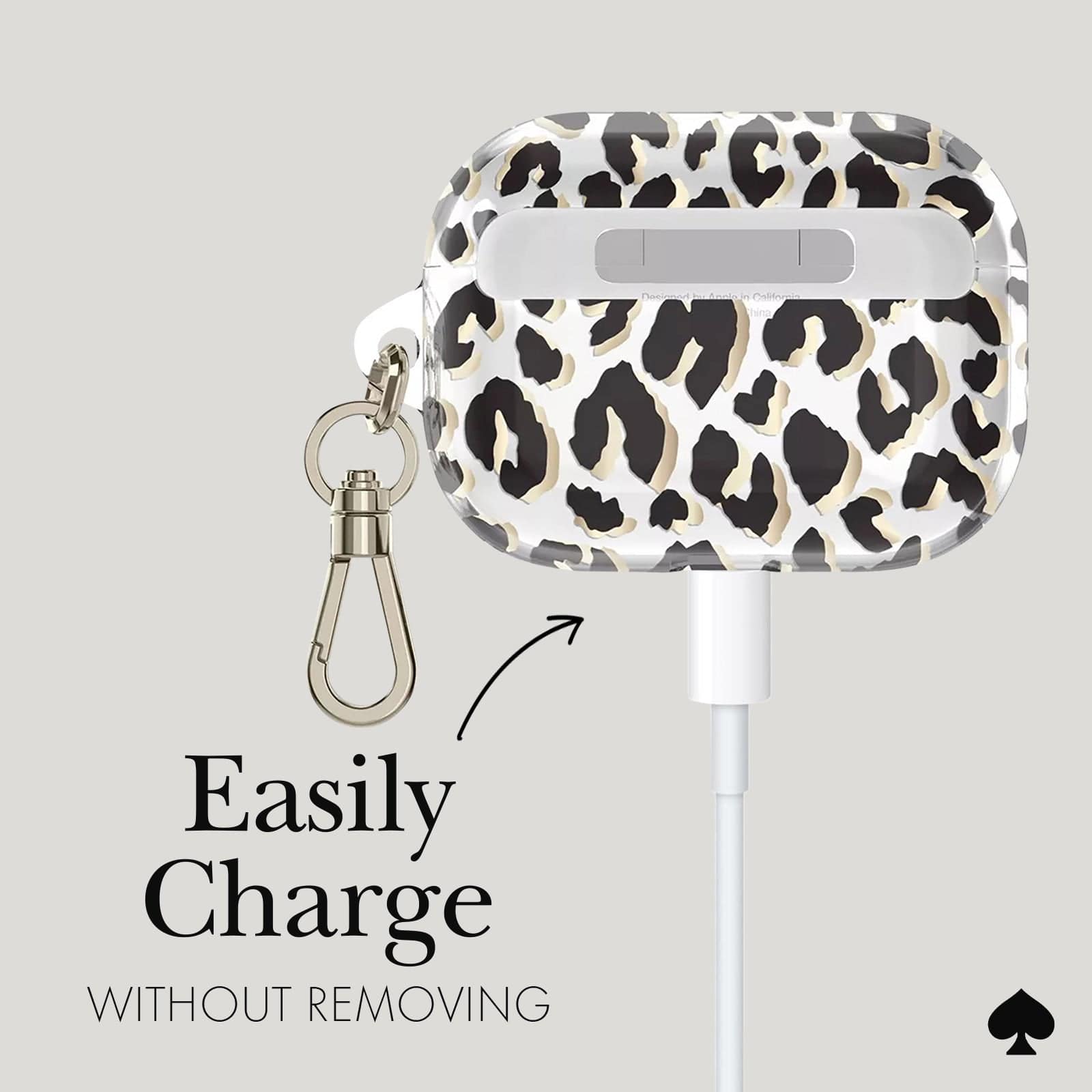 EASILY CHARGE WITHOUT REMOVING