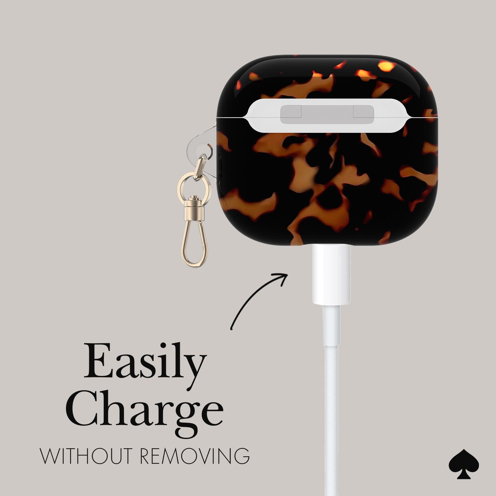 EASILY CHARGE WITHOUT REMOVING