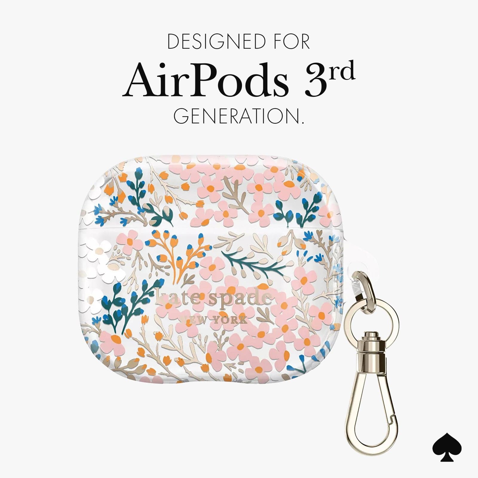 kate spade new york Multi Floral Rose - AirPods 3rd Gen