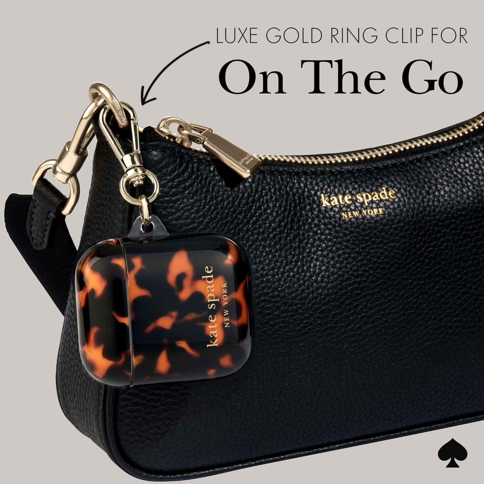LUXE GOLD RING CLIP FOR ON THE GO