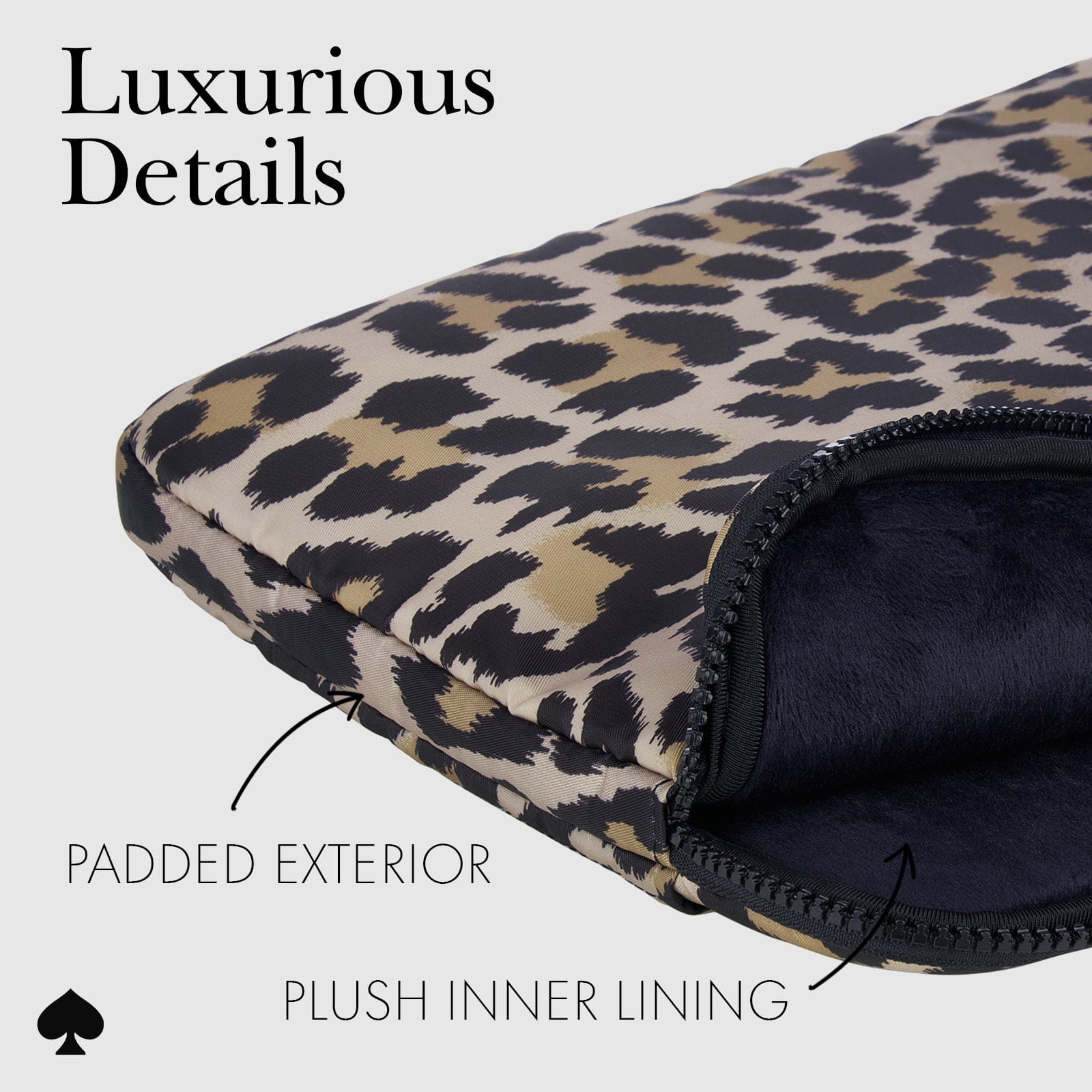 LUXURIOUS DETAILS PADDED EXTERIOR PLUSH INNER LINING