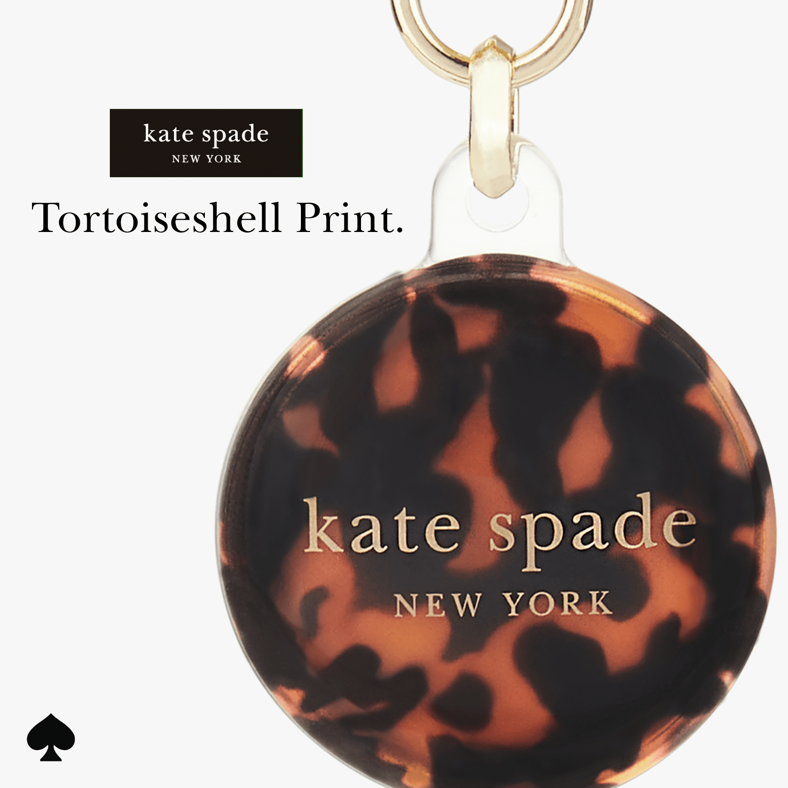kate spade new york Tortoiseshell AirTag Case