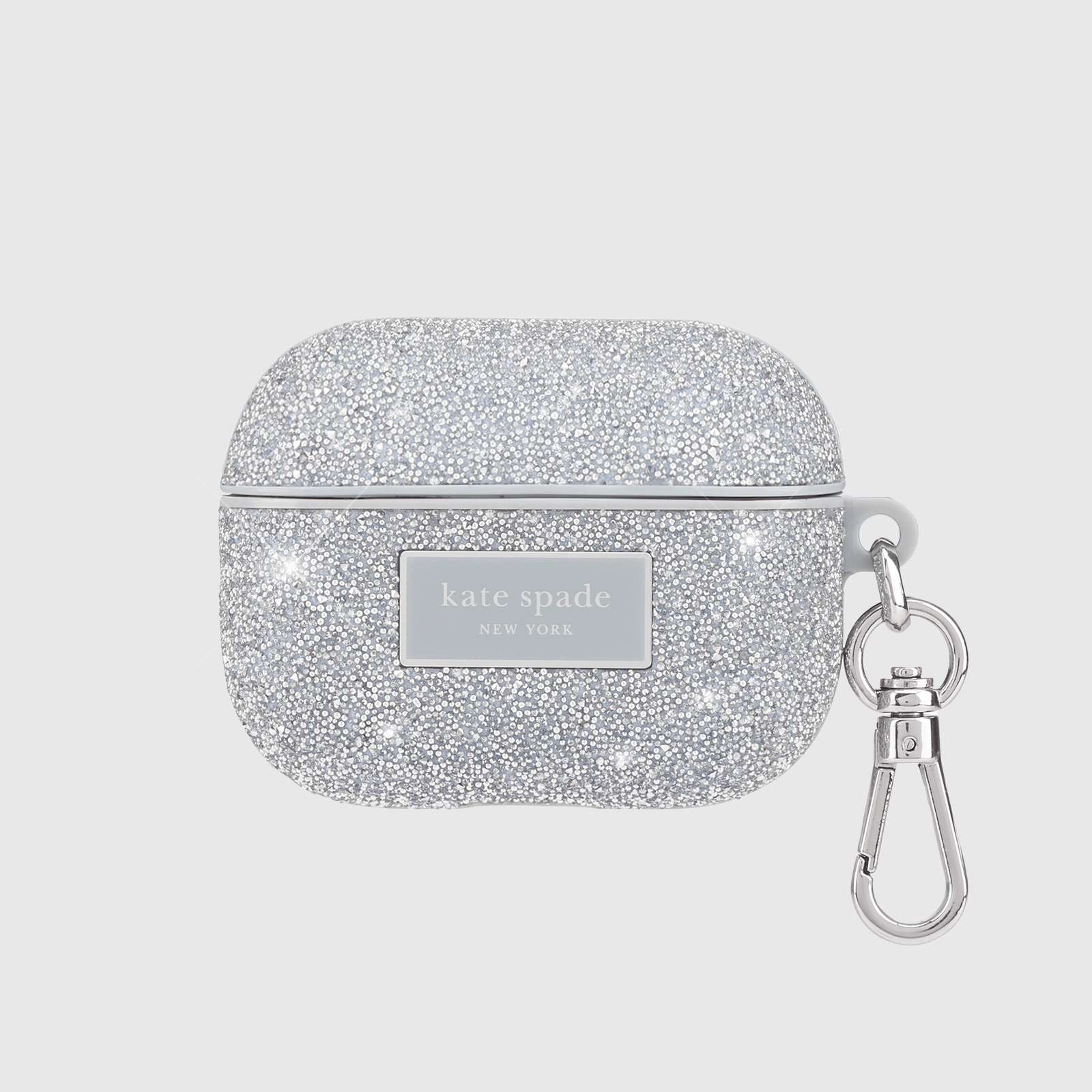 【kate spade】AirPods Pro2ケース ☆クリスタル★ kate spade new york Crystal Pavé Silver - AirPods Pro 1 & 2