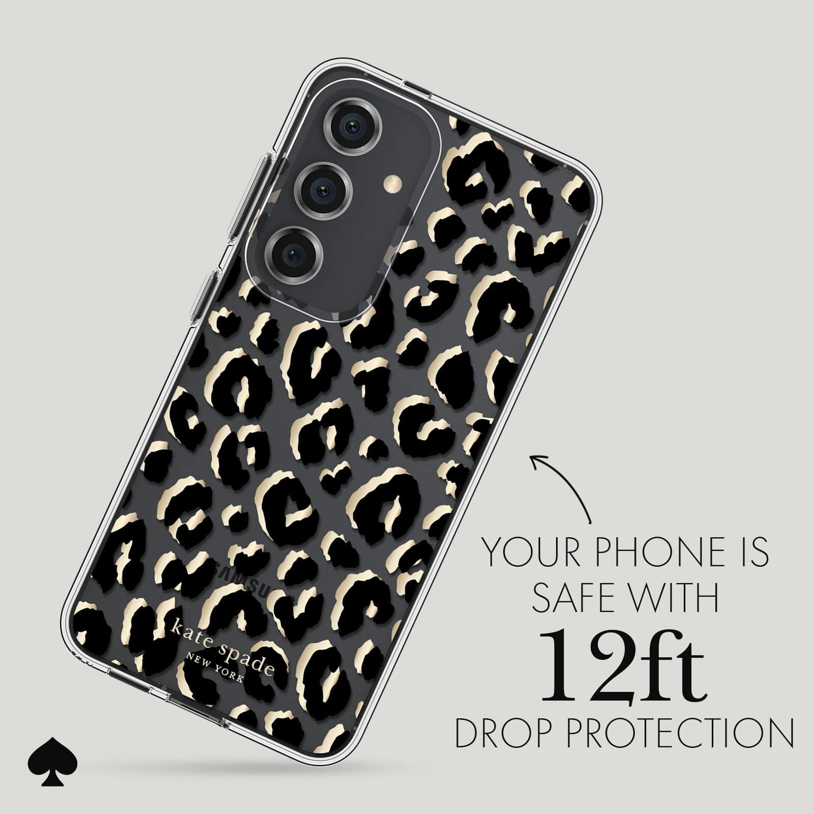 YOUR PHONE IS SAFE WITH 12FT DROP PROTECTION