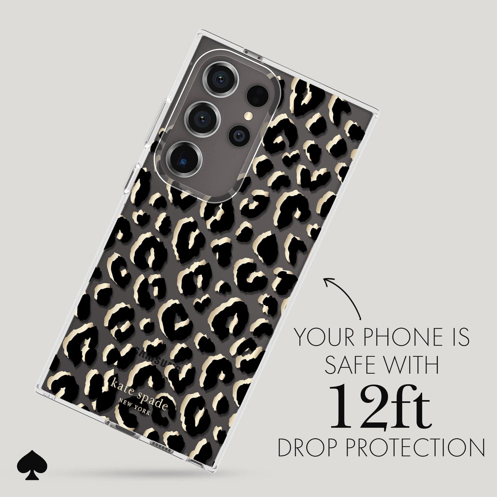 YOUR PHONE IS SAFE WITH 12FT DROP PROTECTION