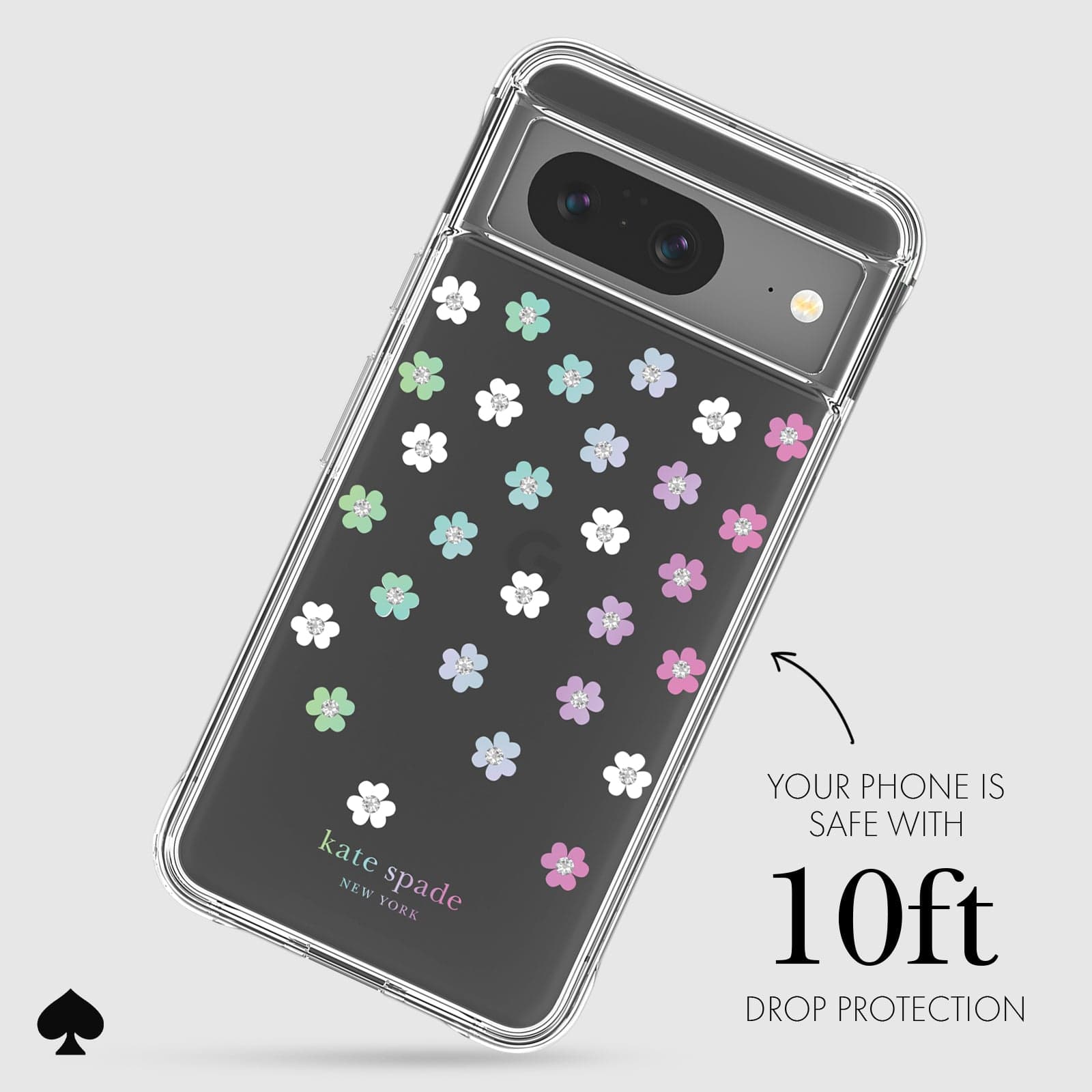 YOUR PHONE IS SAFE WITH 10FT DROP PROTECTION