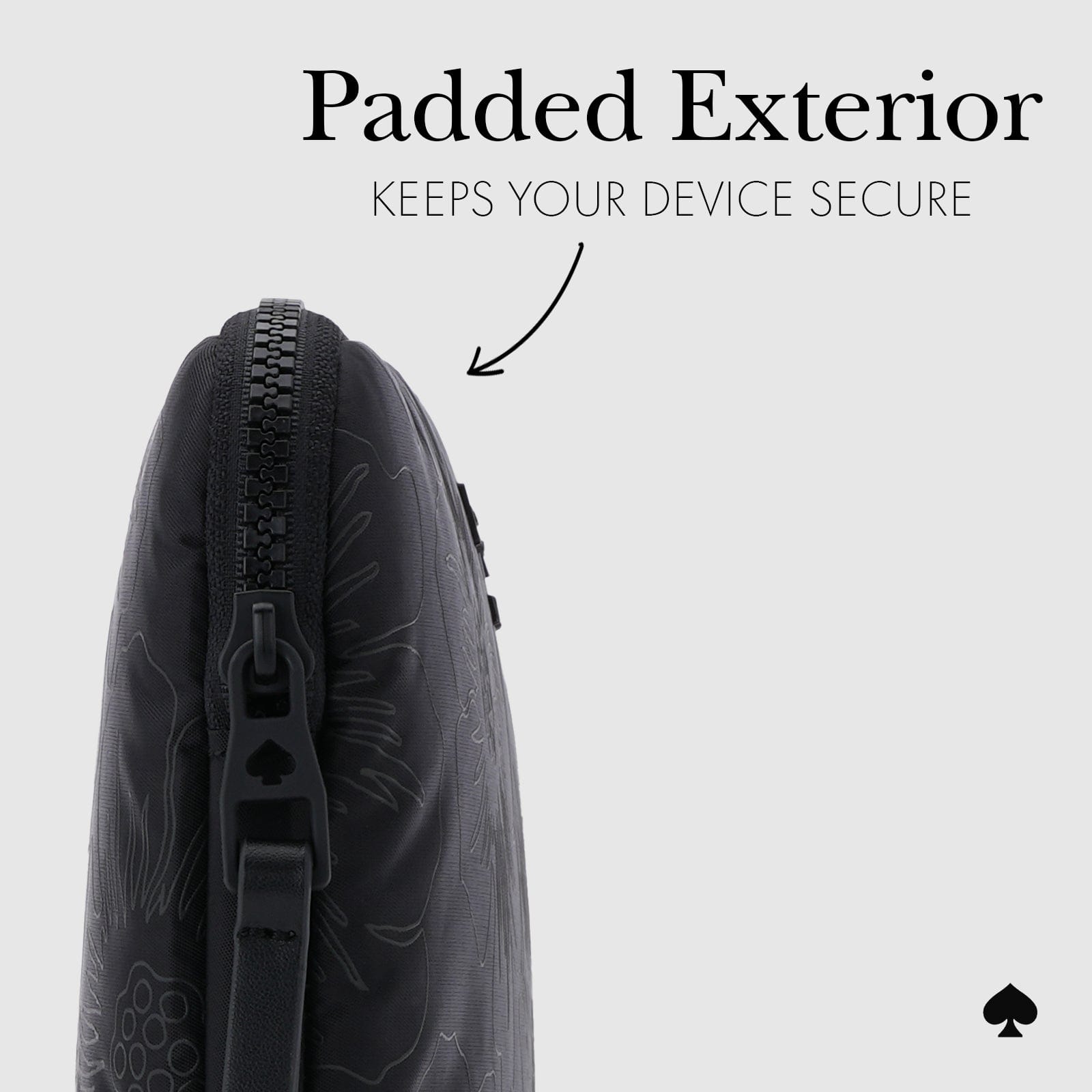 kate spade new york Reverse Hollyhock Puffer Sleeve - Laptop Sleeve 16"