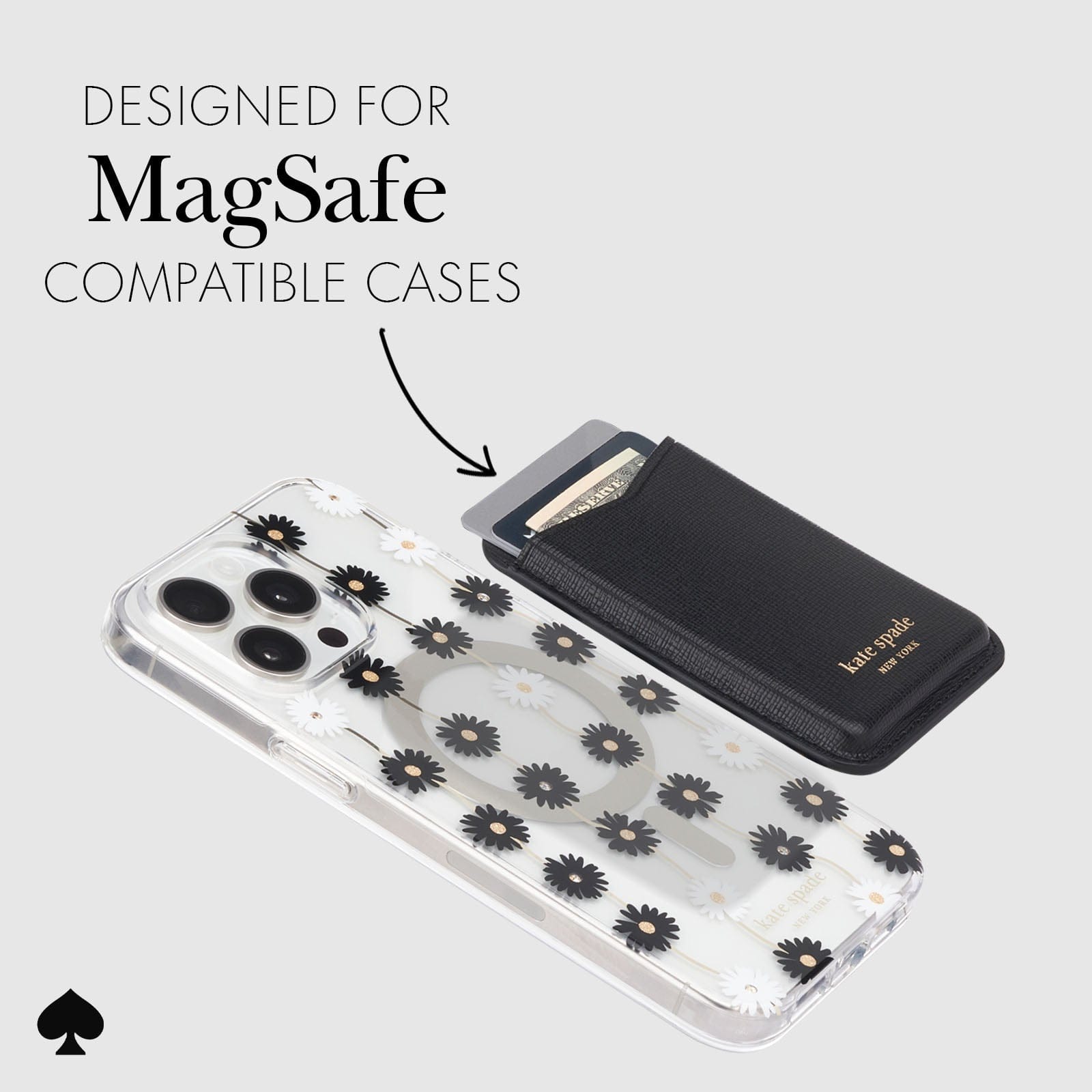 DESIGNED FOR MAGSAFE COMPATIBLE CASES