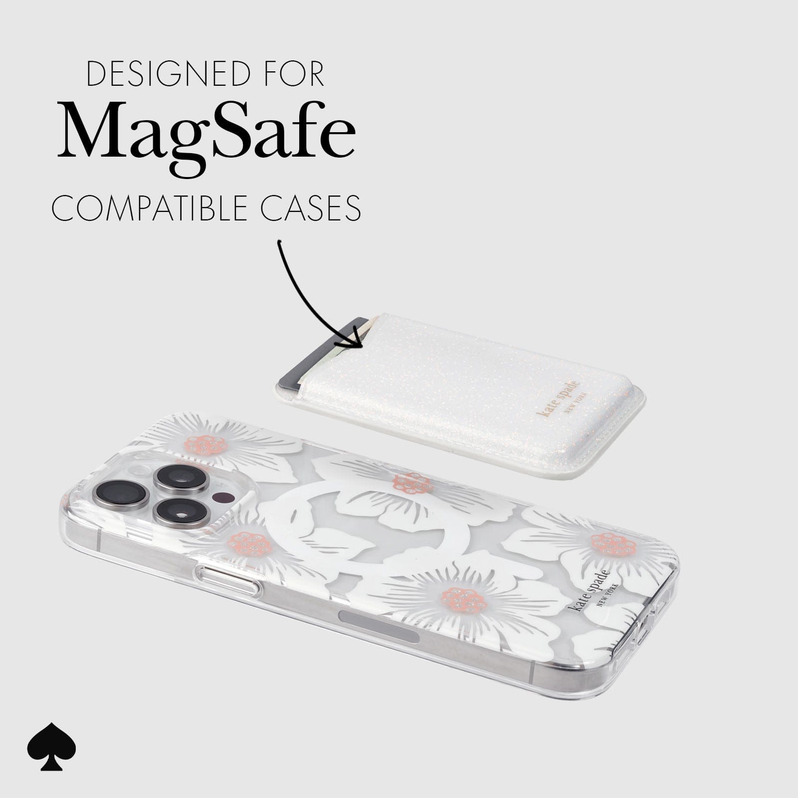 DESIGNED FOR MAGSAFE COMPATIBLE CASES