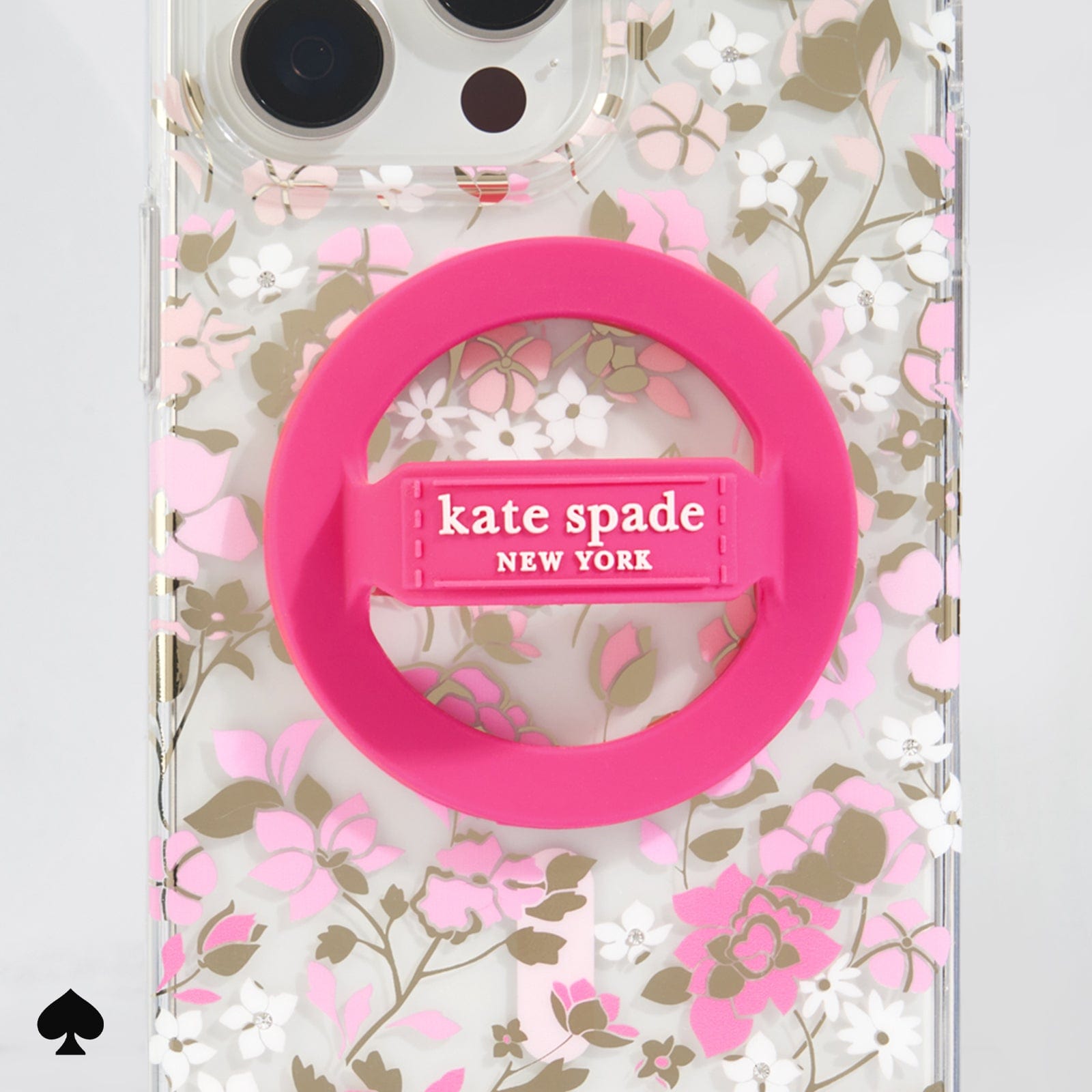 kate spade Pom Pom Pink MagSafe Loop Grip
