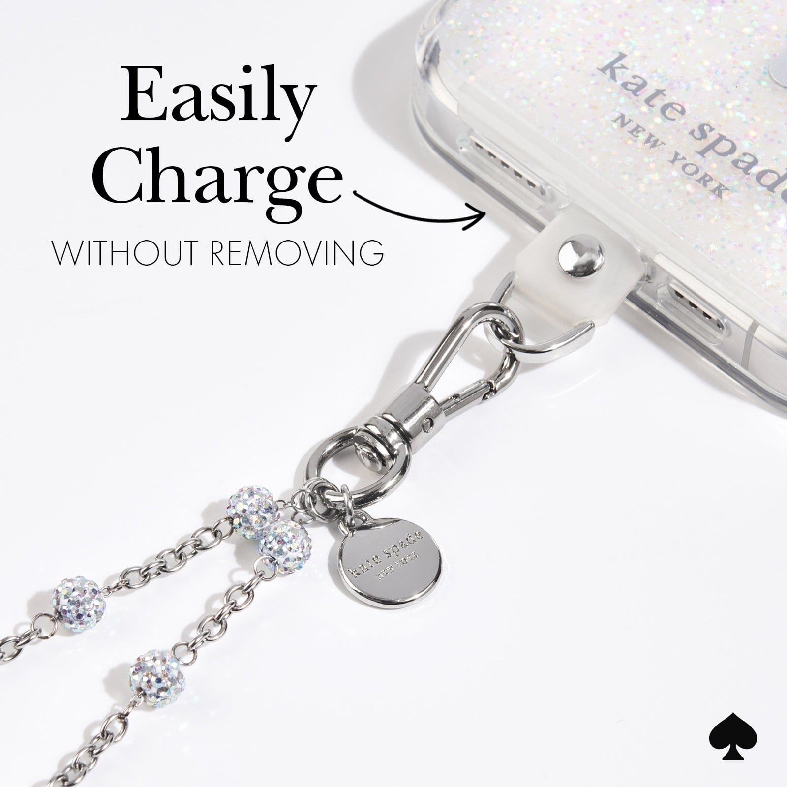 EASILY CHARGE WITHOUT REMOVING