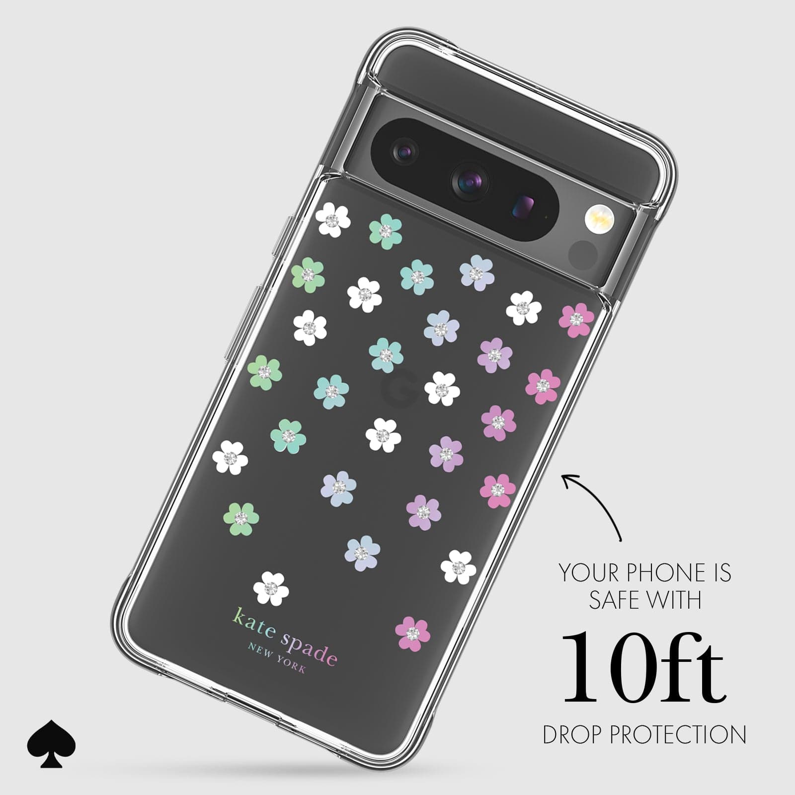 YOUR PHONE IS SAFE WITH 10FT DROP PROTECTION