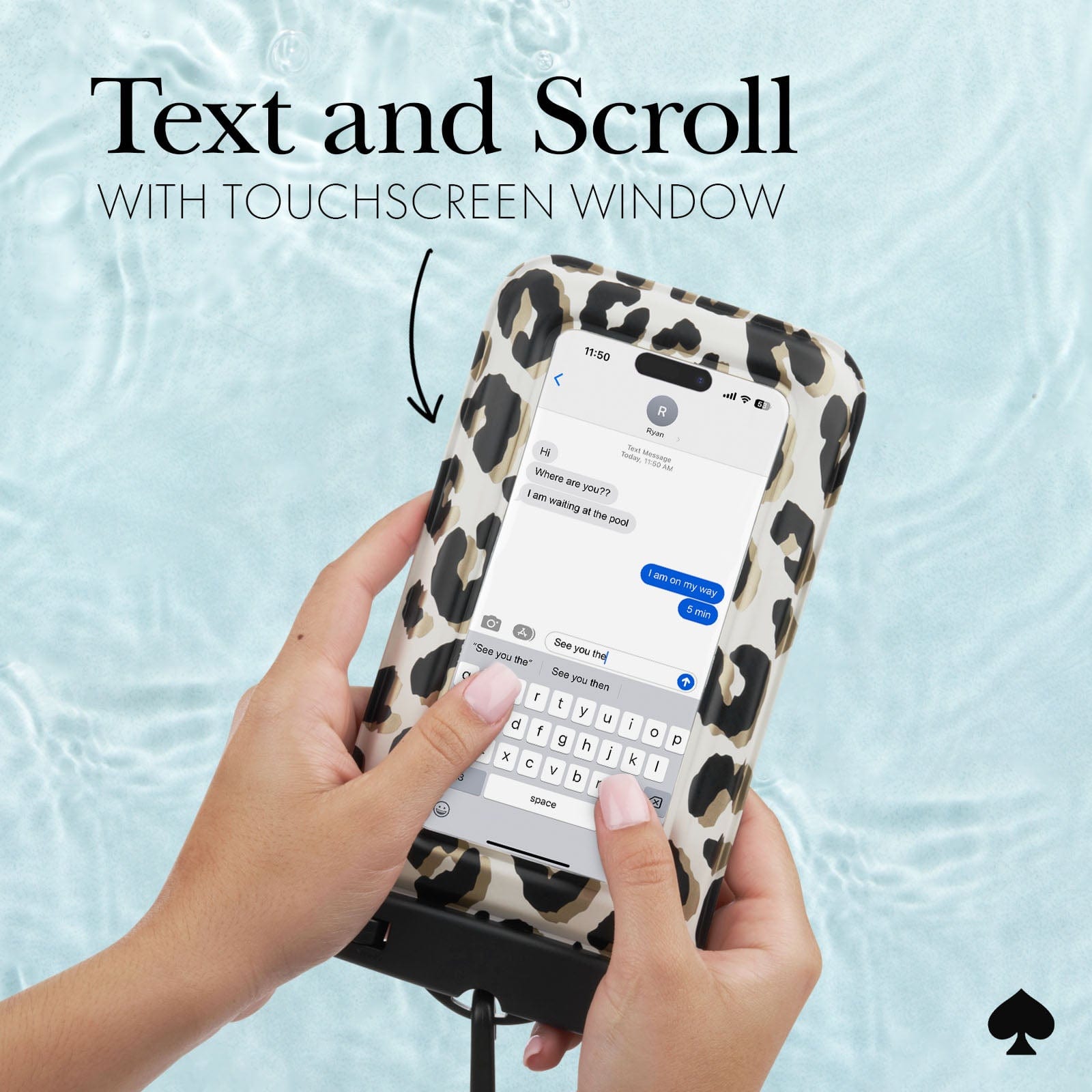 TEXT AND SCROLL WITH TOUCHSCREEN WINDOW