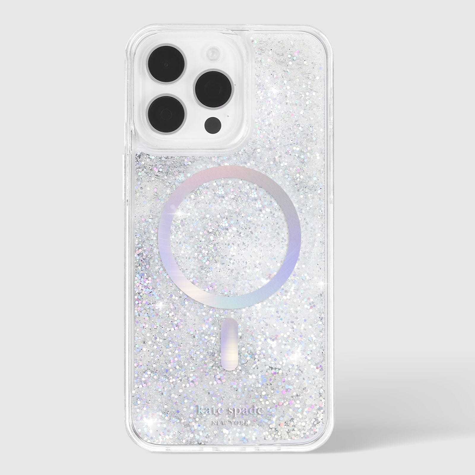 kate spade new york Liquid Glitter Opal Iridescent MagSafe - iPhone 15 Pro