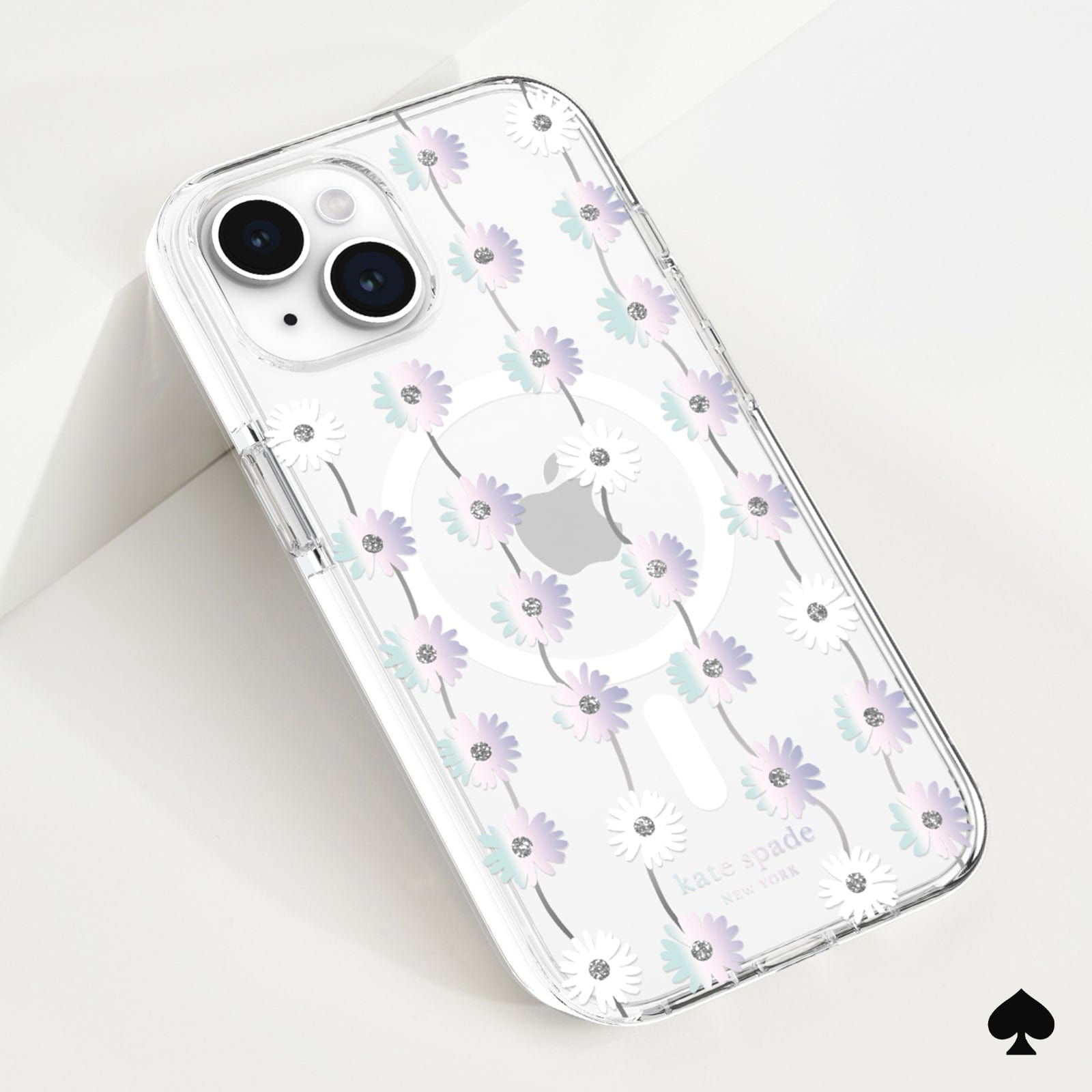 kate spade Tough Daisy Chain Iridescent MagSafe - iPhone 15 Plus