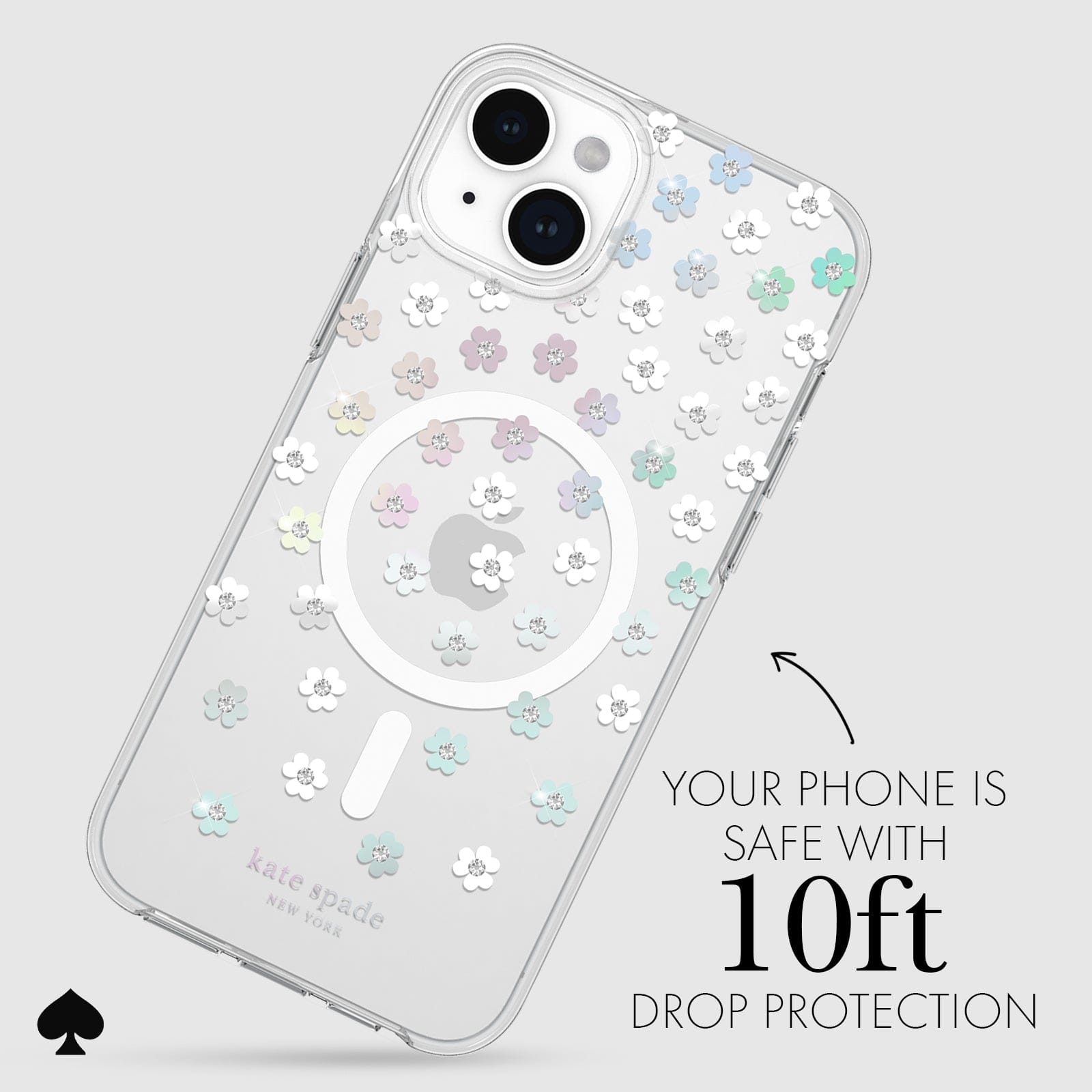 YOUR PHONE IS SAFE WITH 10FT DROP PROTECTION