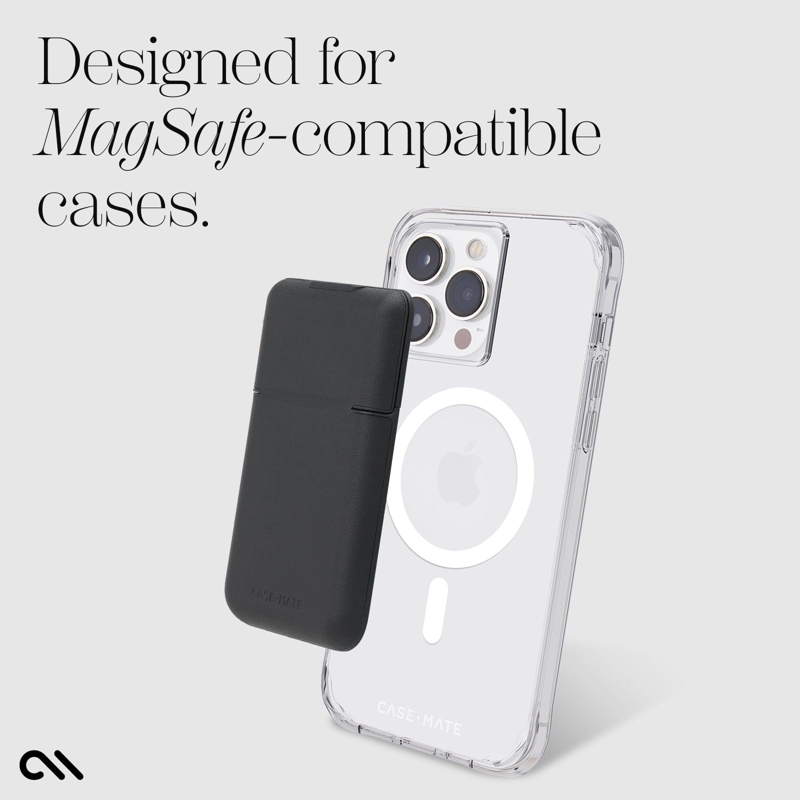 DESIGNED FOR MAGSAFE- COMPATIBLE CASES