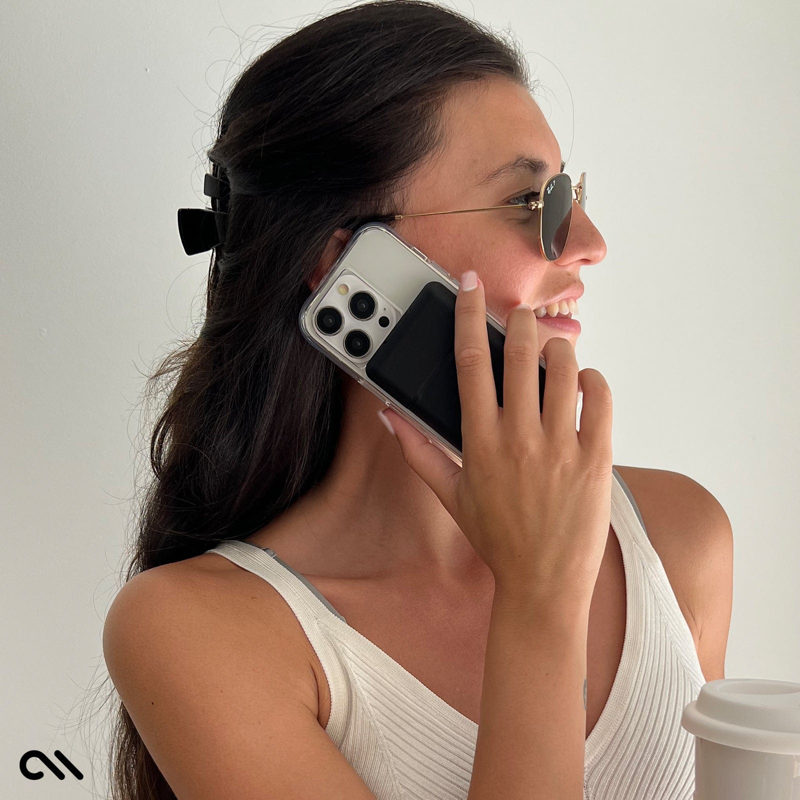 MagSafe Leather Flip Wallet (Black)